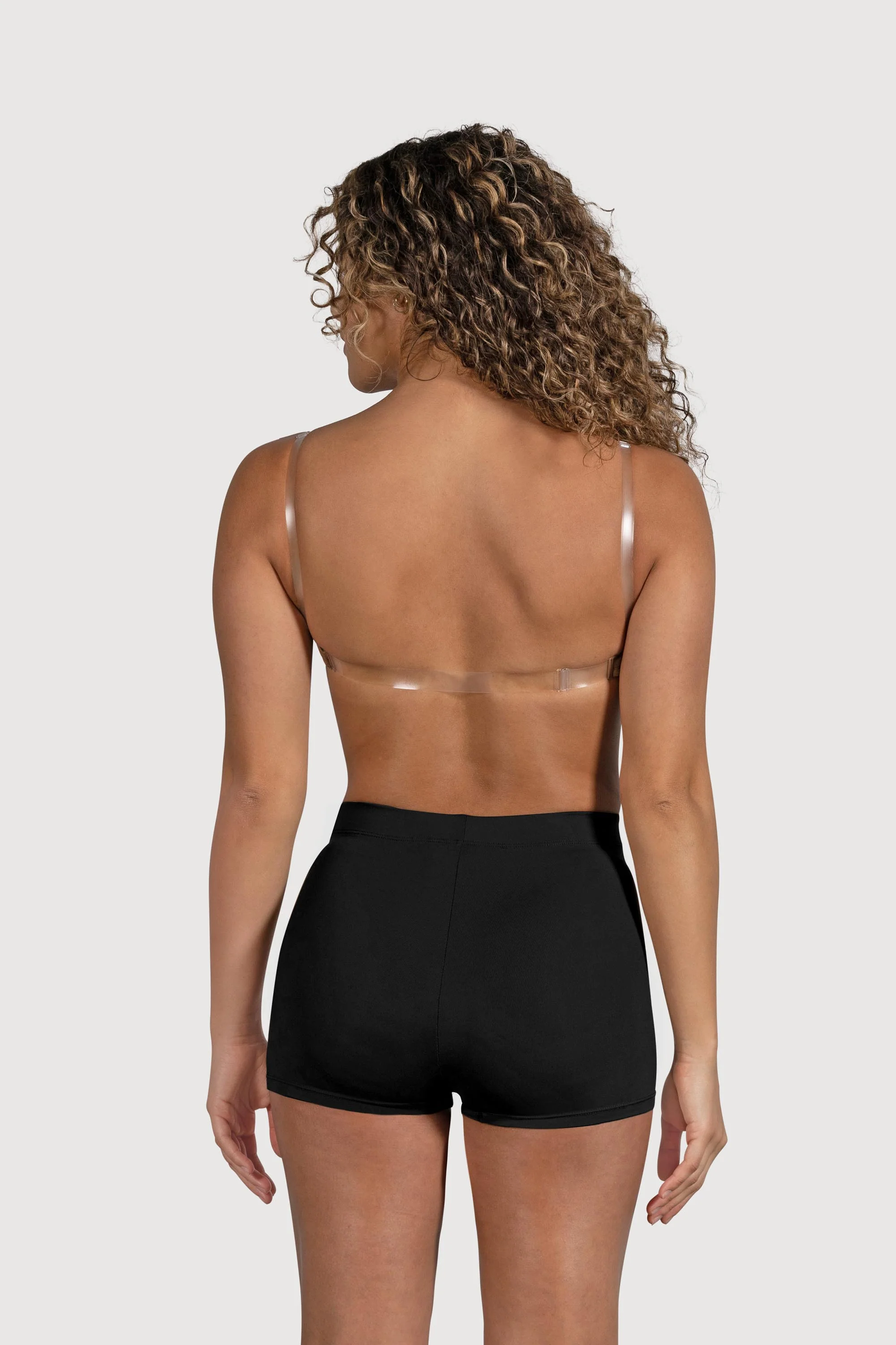 D53384 - Bloch Capella High Waist Womens Micro Short - Image 2