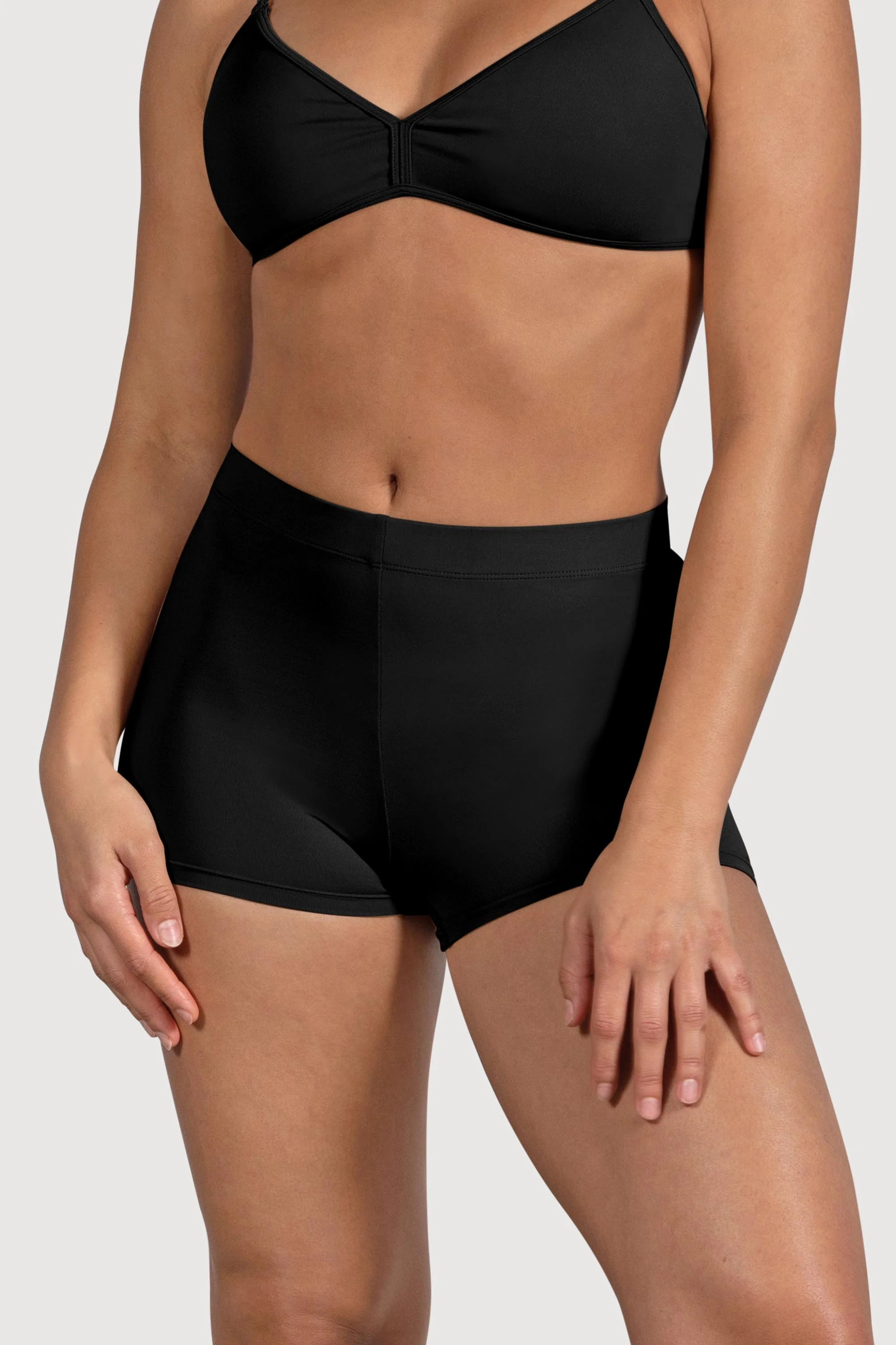 D53384 - Bloch Capella High Waist Womens Micro Short - Image 3
