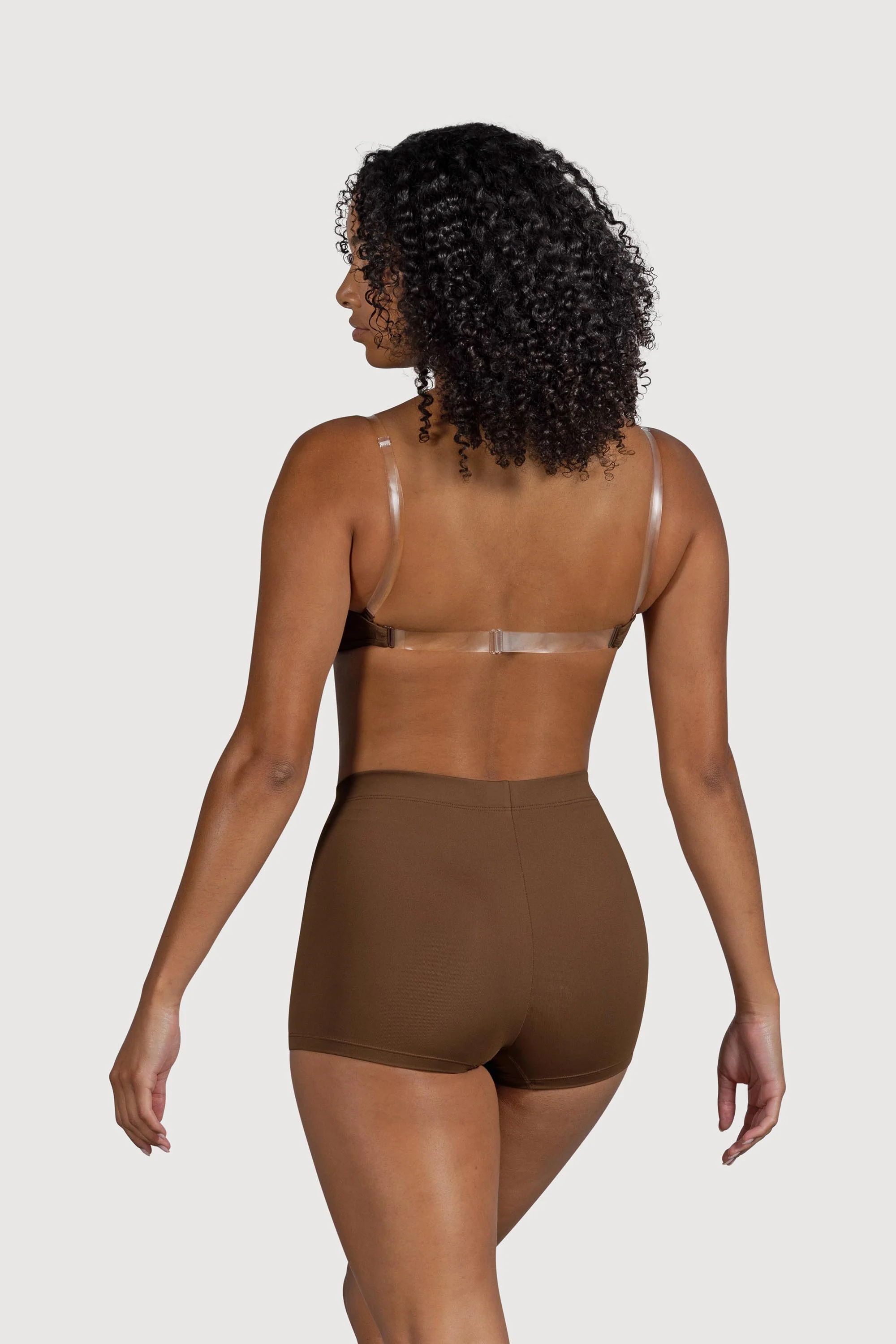 D53384 - Bloch Capella High Waist Womens Micro Short - Image 2