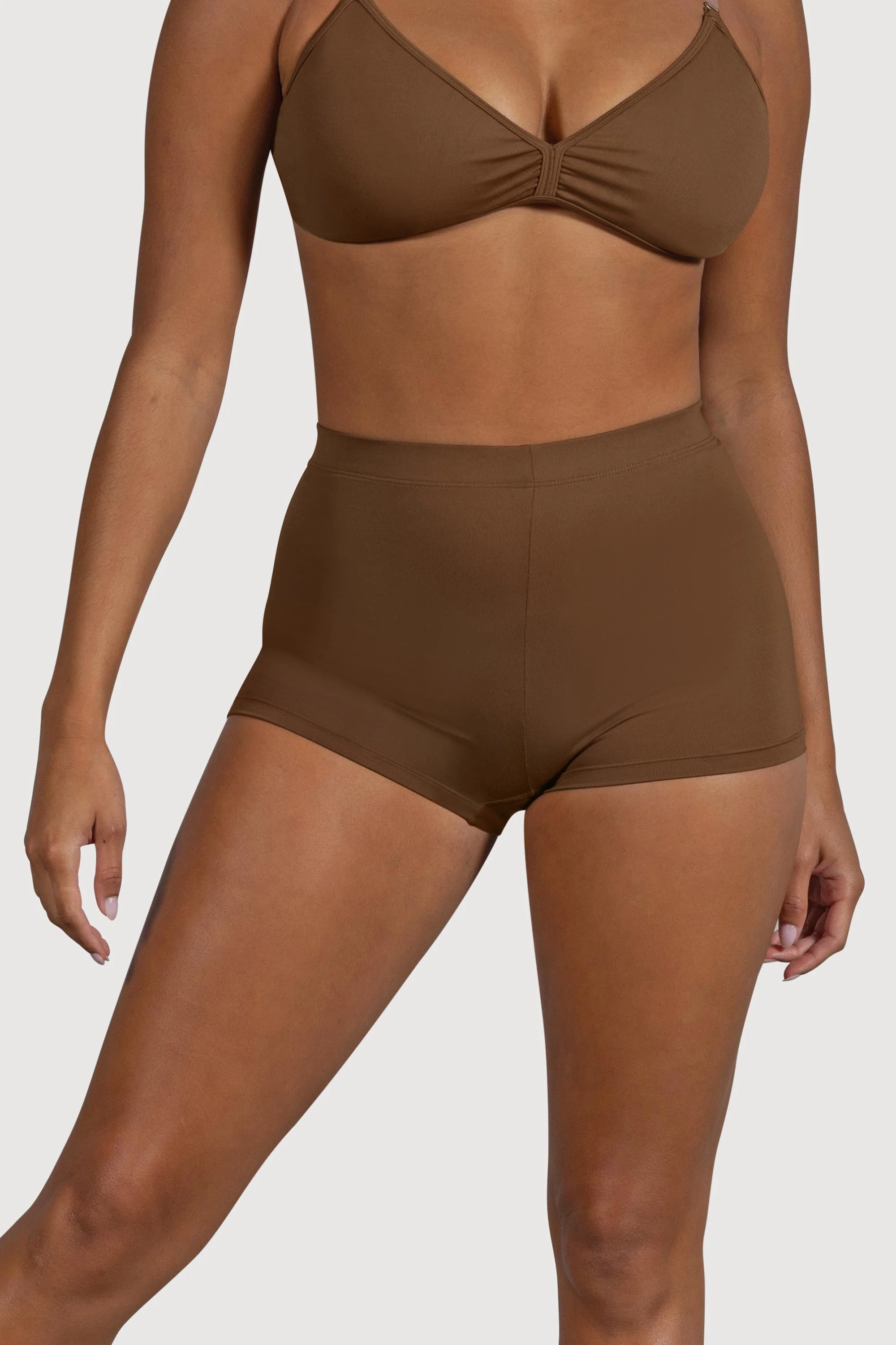 D53384 - Bloch Capella High Waist Womens Micro Short - Image 3