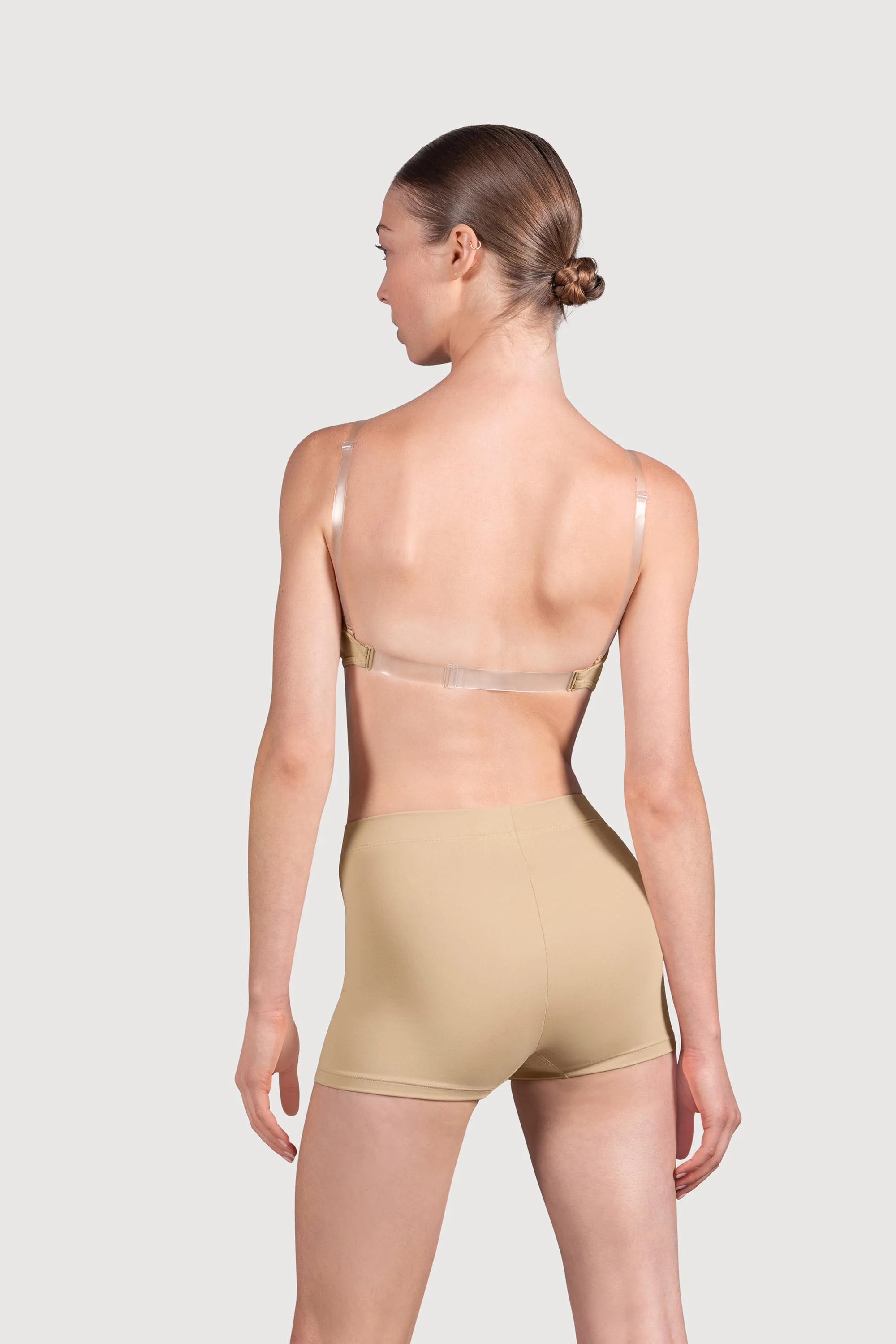 D53384 - Bloch Capella High Waist Womens Micro Short - Image 2