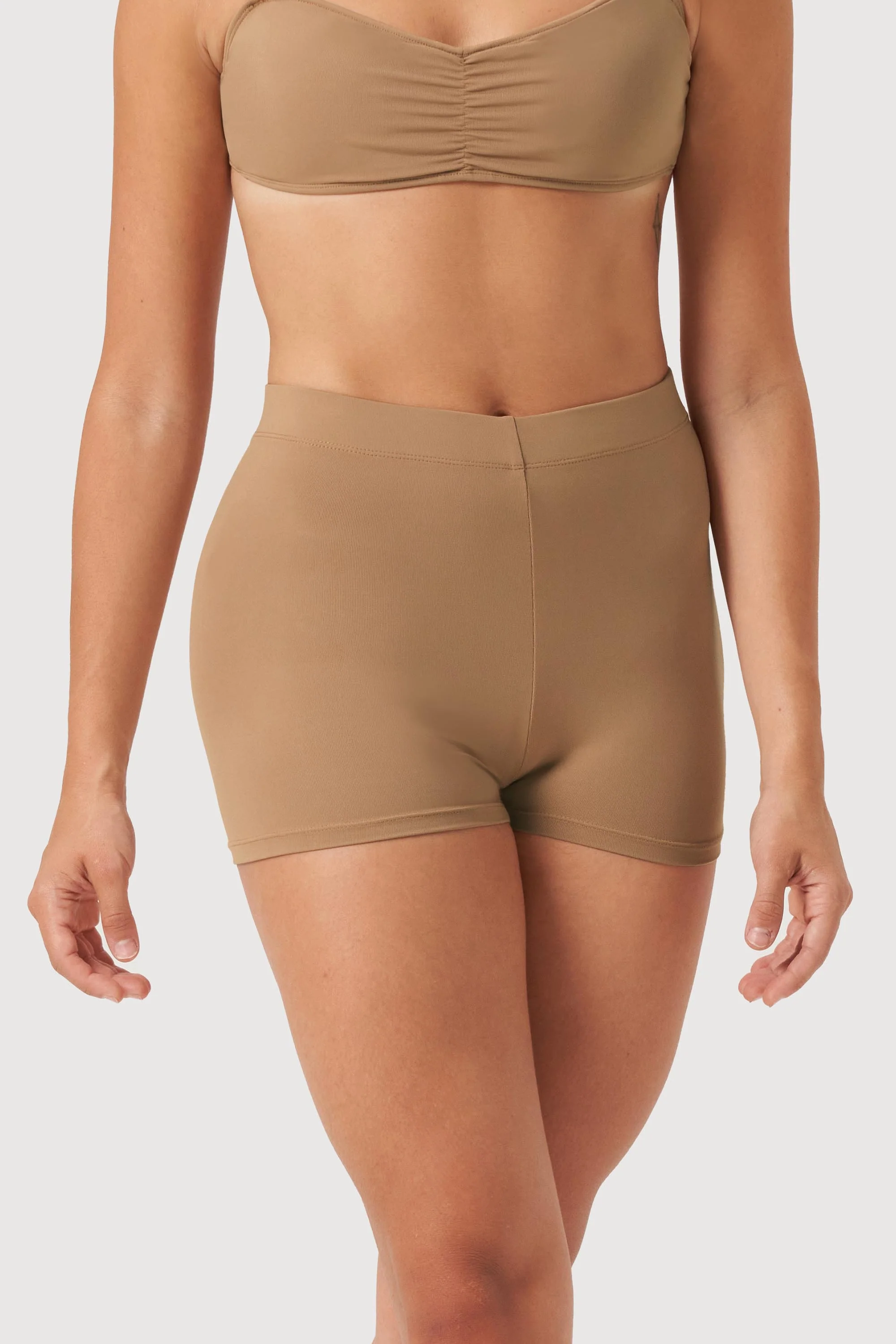 D53384 - Bloch Capella High Waist Womens Micro Short - Image 3