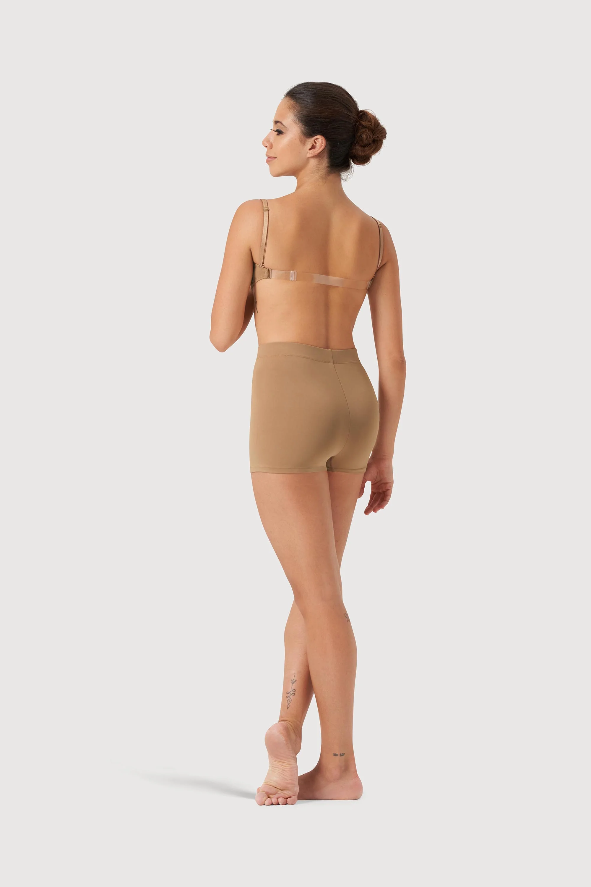 D53384 - Bloch Capella High Waist Womens Micro Short - Image 5