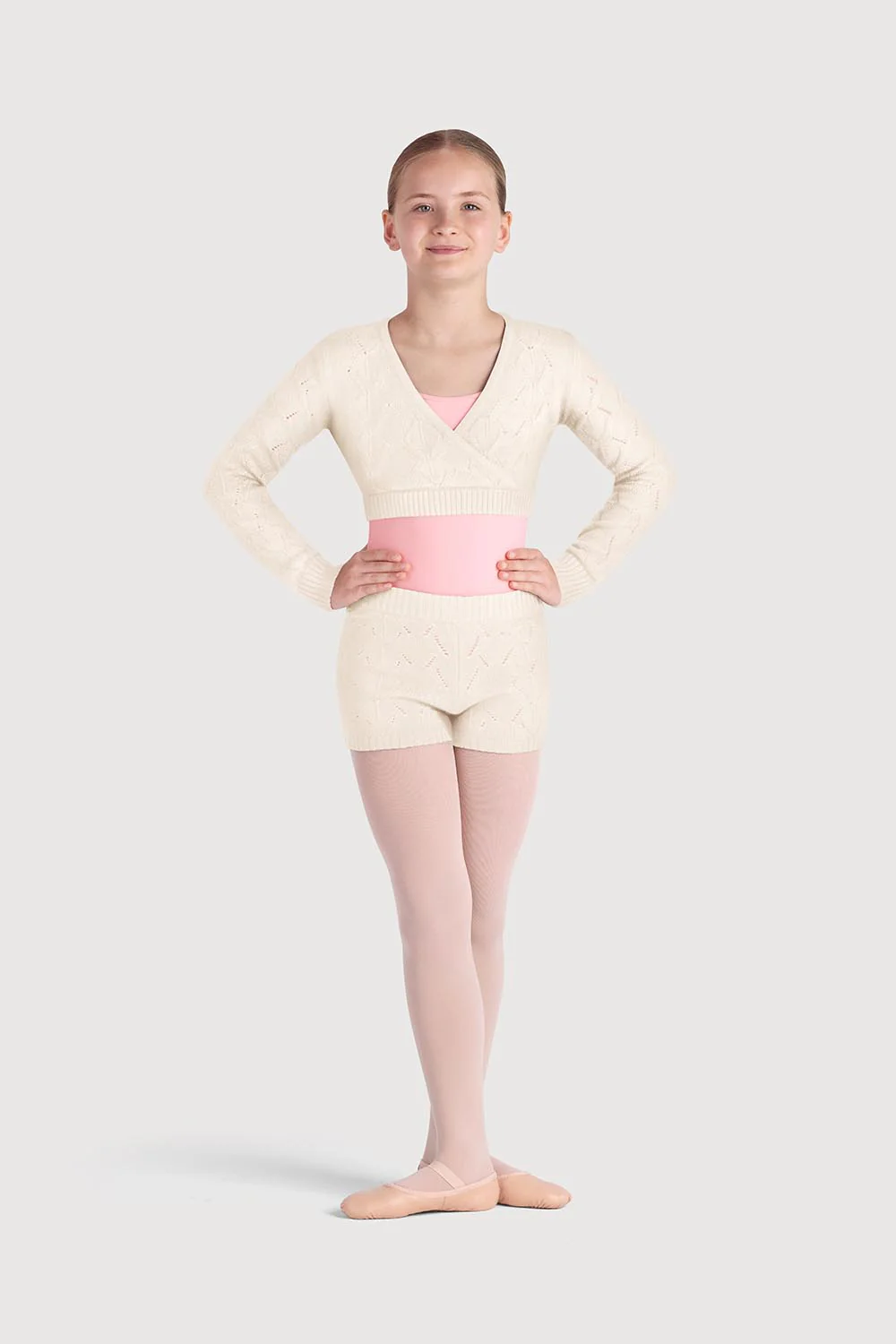 D55234G - Bloch Kylie Diamond Knit Girls Short