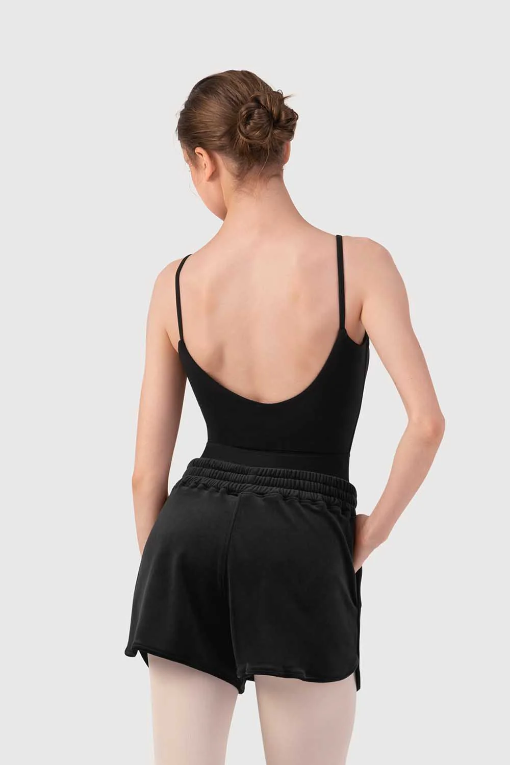 D590007 - Bloch Debby Womens Velvet Short - Image 3