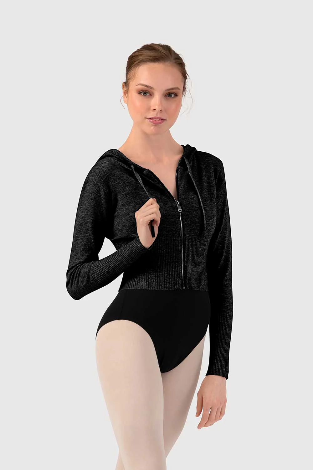 J513003 - Bloch Orion Knit Womens Long Sleeve Hoodie
