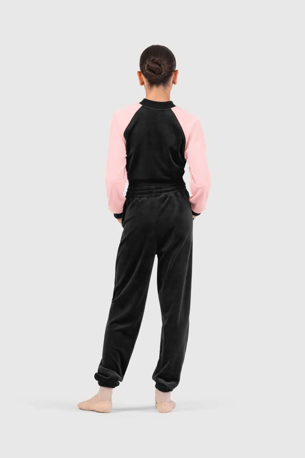 J53002G - Bloch Julia Girls Velvet Bomber Jacket - Image 4