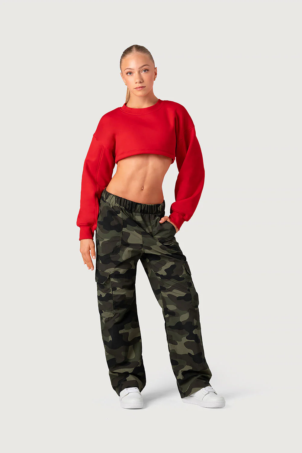 J55775G - Cropped Bolero Sweat - Image 5