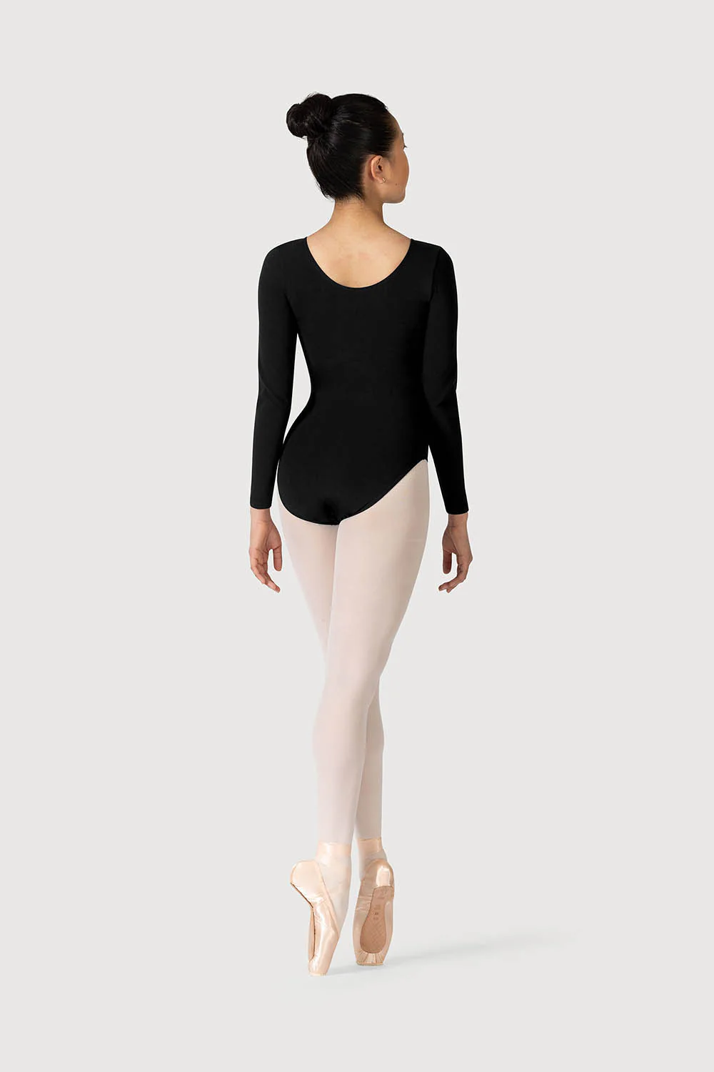 L0459 - Bloch Parla Gathered Long Sleeve Womens Leotard - Image 2