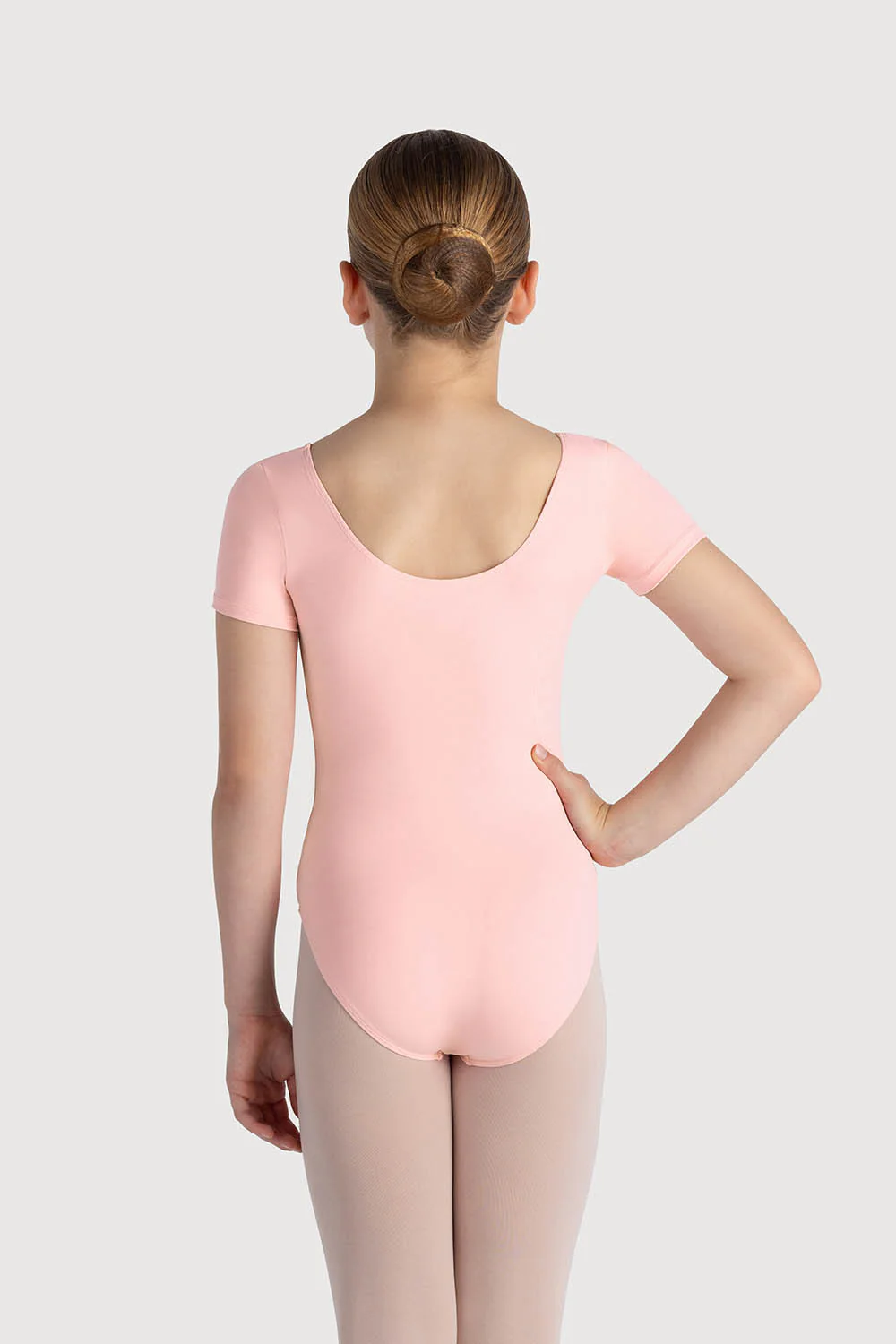 L0802G - Bloch Overture Olisia Short Sleeve Girls Leotard - Image 2