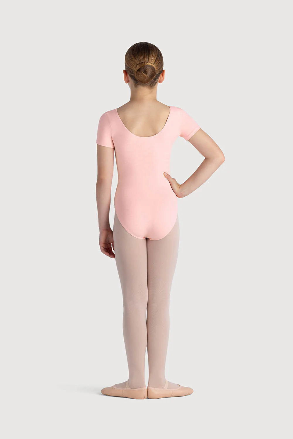 L0802G - Bloch Overture Olisia Short Sleeve Girls Leotard - Image 4
