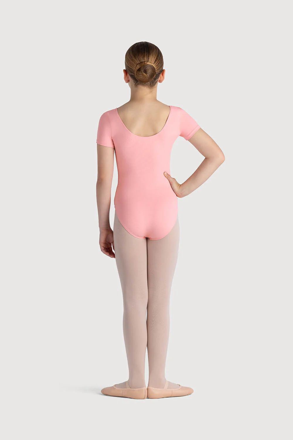 L0802G - Bloch Overture Olisia Short Sleeve Girls Leotard - Image 4