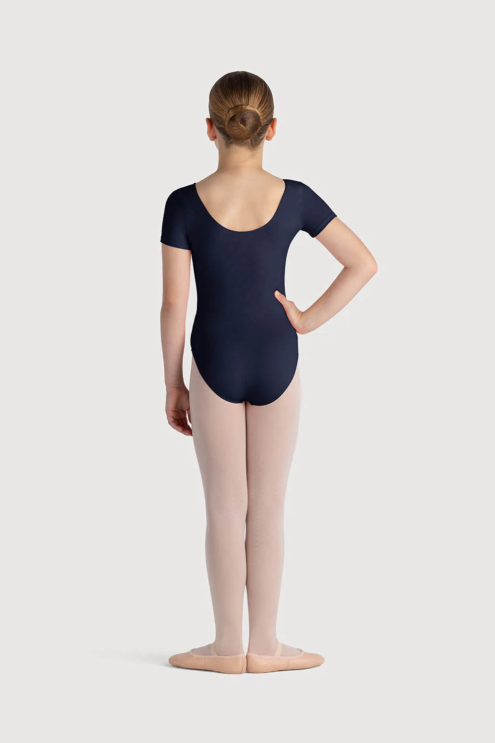 L0802G - Bloch Overture Olisia Short Sleeve Girls Leotard - Image 4
