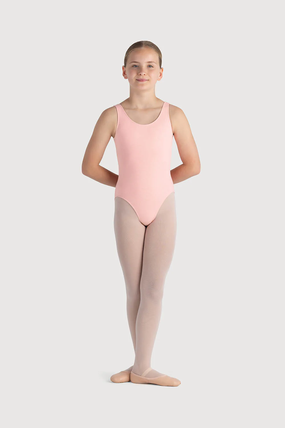 L0808G - Bloch Overture Oona Scoop Neck Girls Tank Leotard - Image 3
