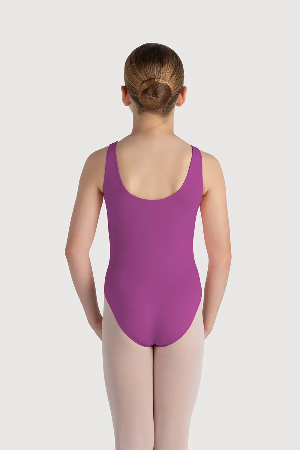 L0828G - Bloch Overture Odetta Sleeveless Pleat Girls Leotard - Image 2