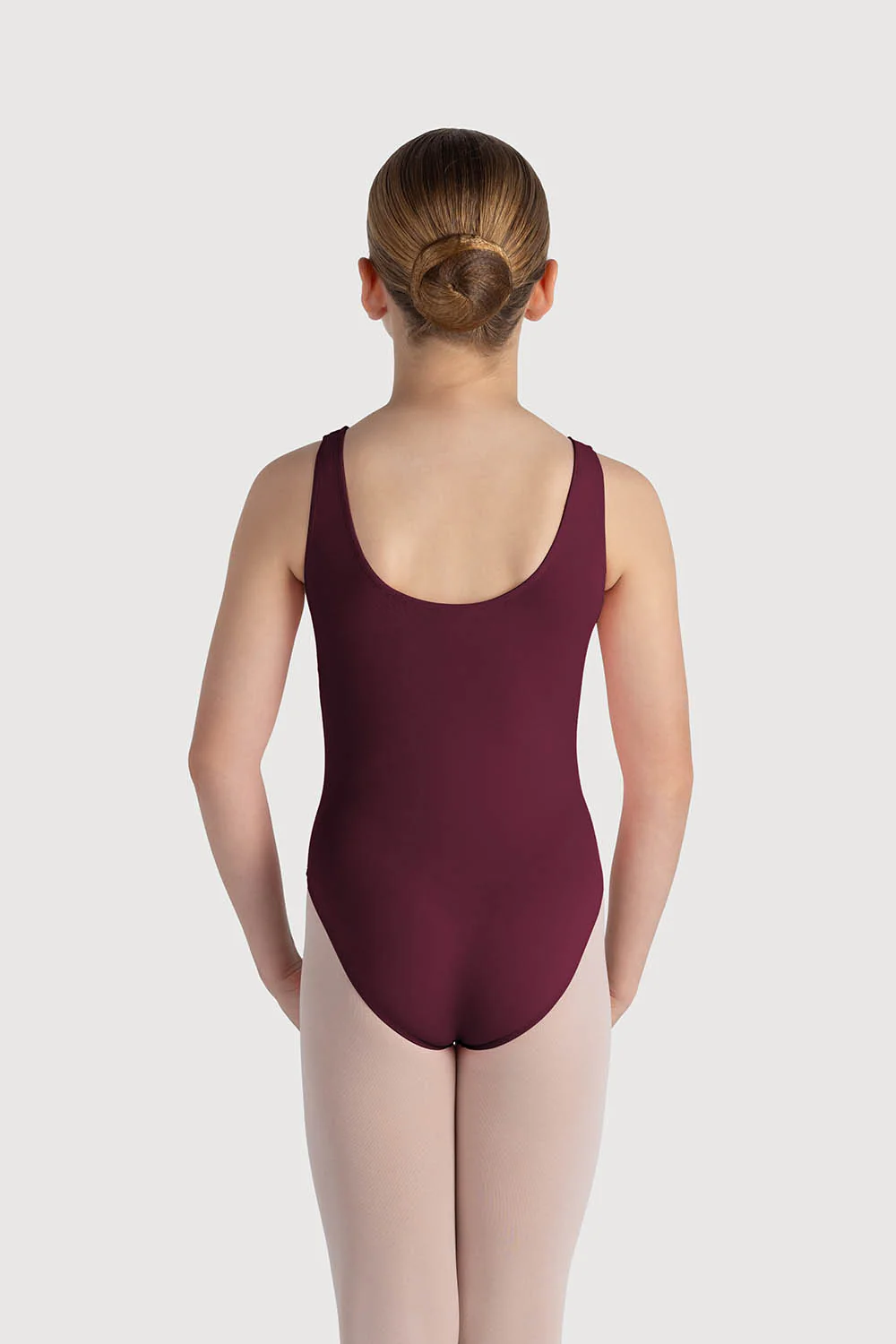 L0828G - Bloch Overture Odetta Sleeveless Pleat Girls Leotard - Image 2