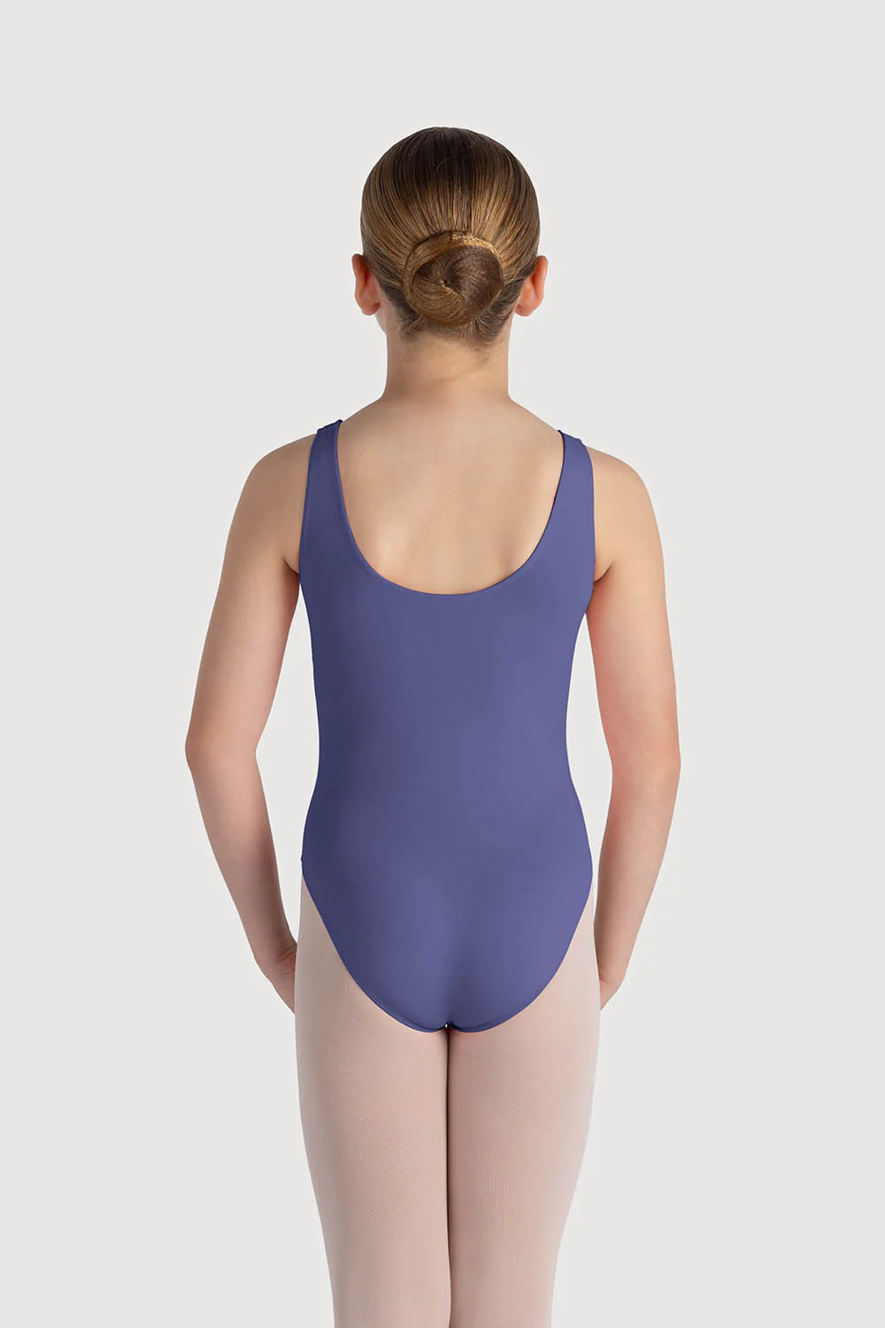 L0828G - Bloch Overture Odetta Sleeveless Pleat Girls Leotard - Image 2