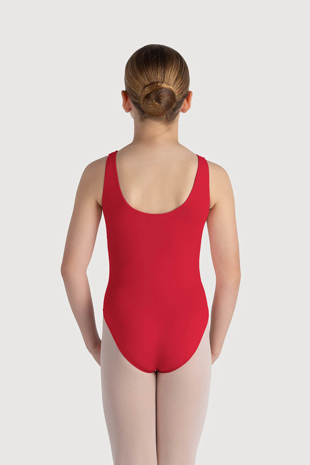 L0828G - Bloch Overture Odetta Sleeveless Pleat Girls Leotard - Image 2