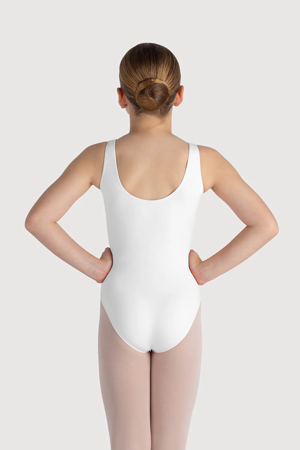 L0828G - Bloch Overture Odetta Sleeveless Pleat Girls Leotard - Image 2