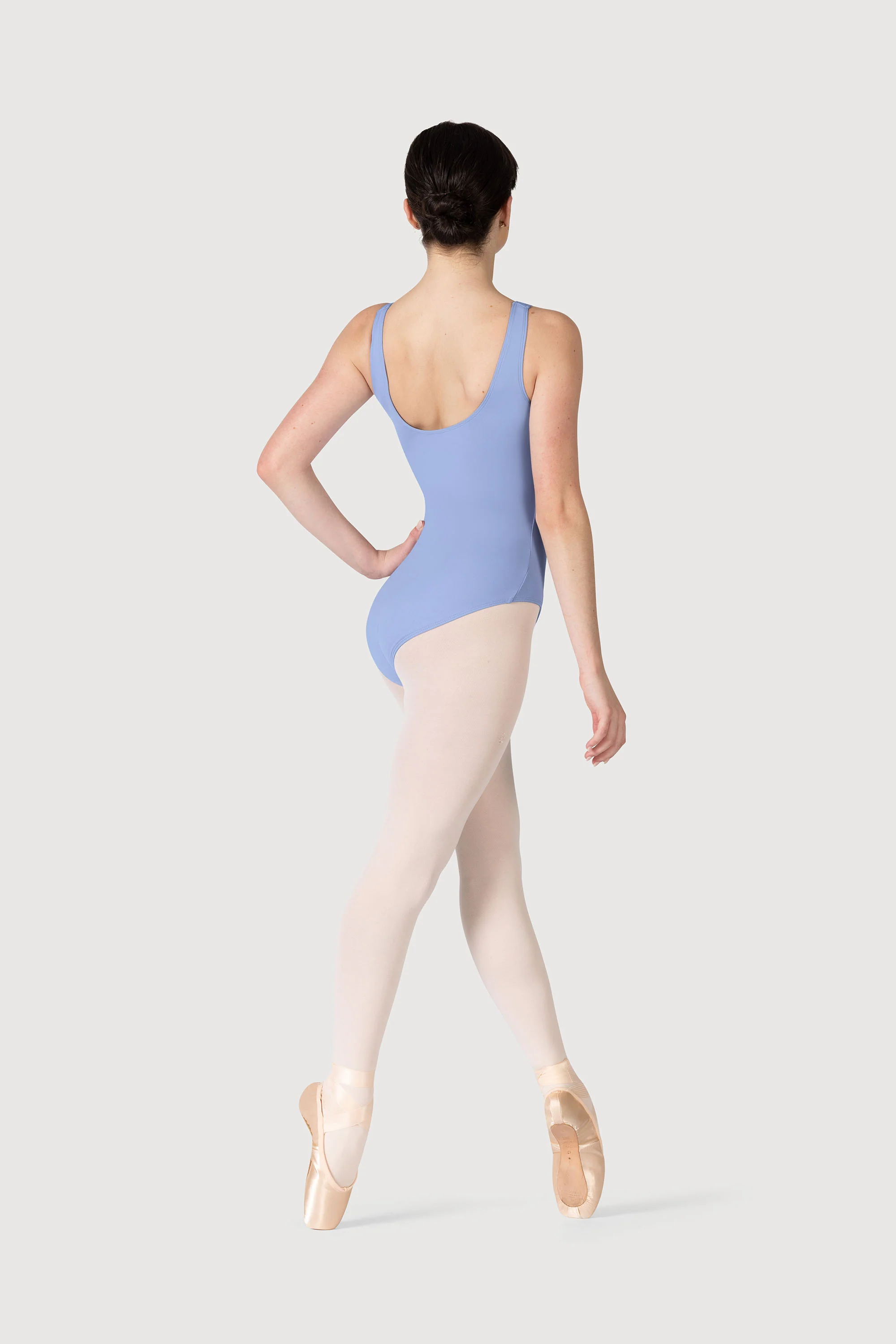 L0828L - Bloch Overture Odetta Sleeveless Pleat Womens Leotard - Image 4