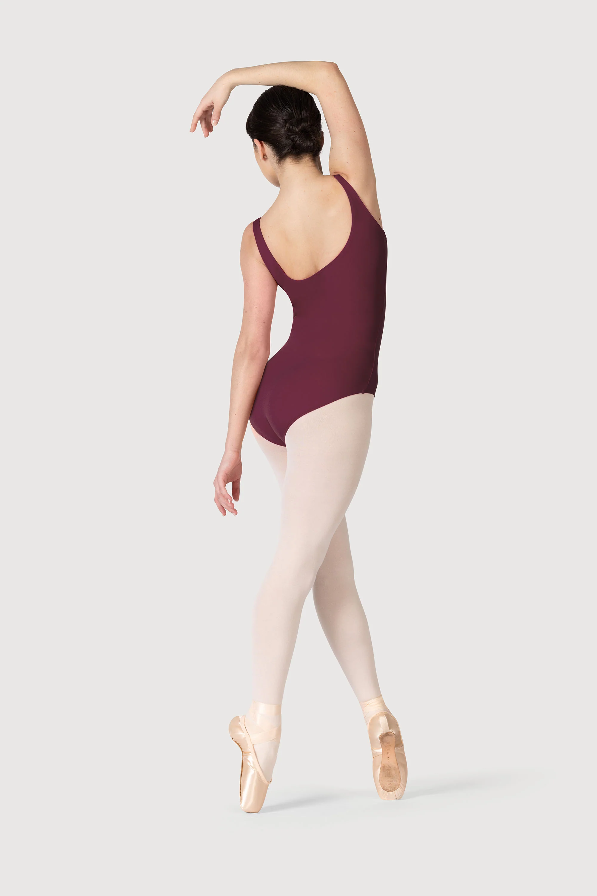 L0828L - Bloch Overture Odetta Sleeveless Pleat Womens Leotard - Image 4