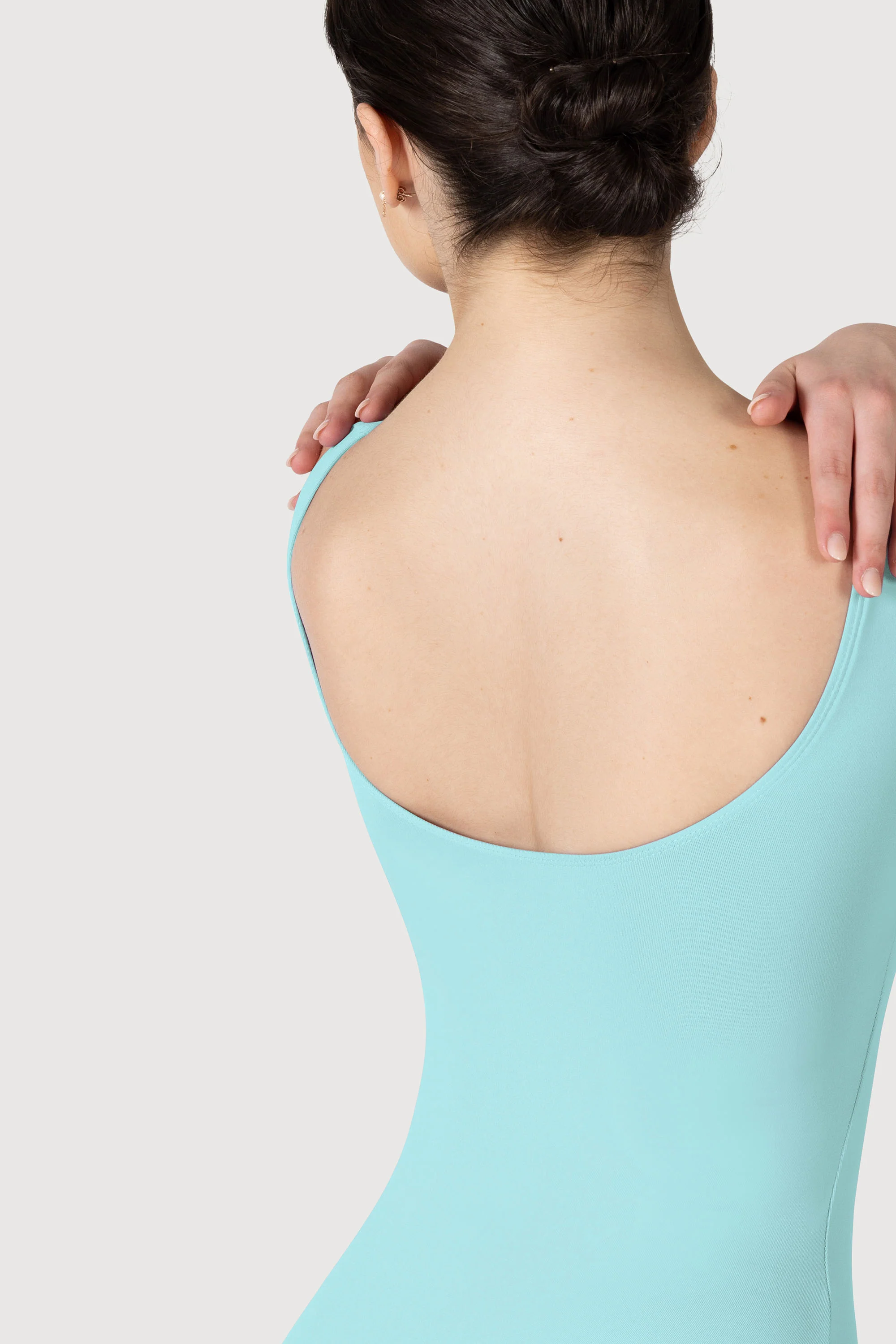 L0828L - Bloch Overture Odetta Sleeveless Pleat Womens Leotard - Image 4