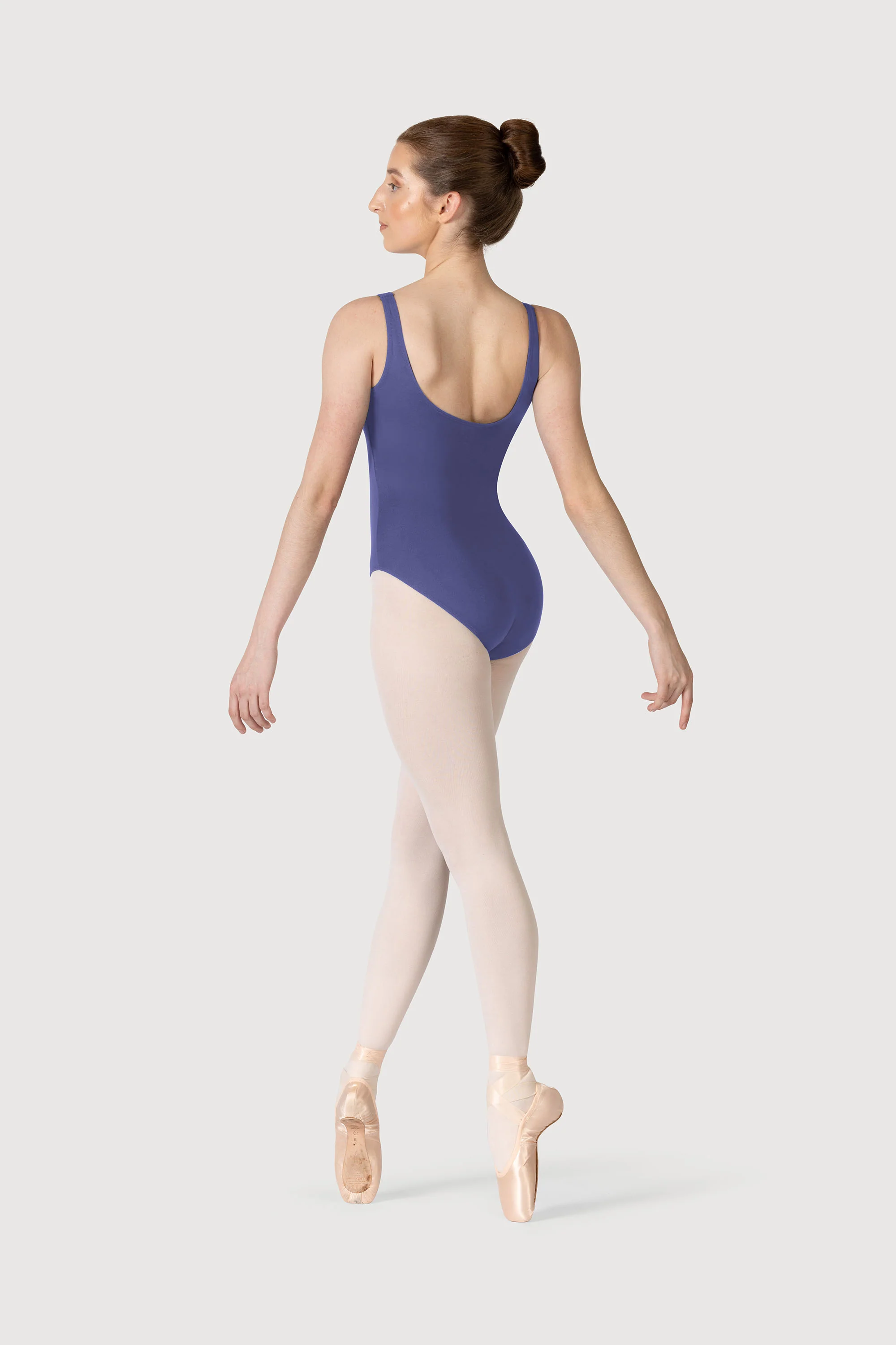 L0828L - Bloch Overture Odetta Sleeveless Pleat Womens Leotard - Image 4