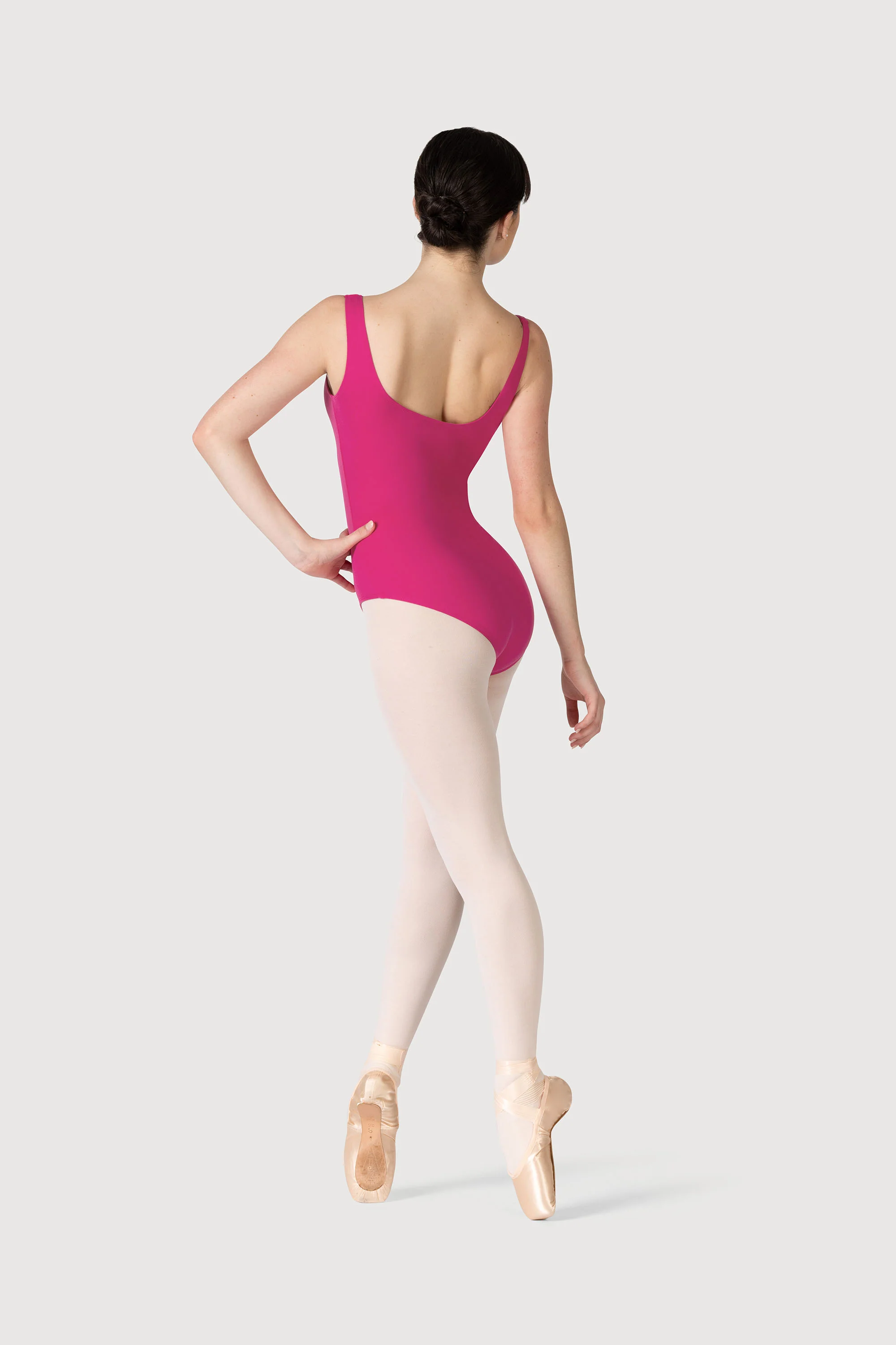 L0828L - Bloch Overture Odetta Sleeveless Pleat Womens Leotard - Image 4