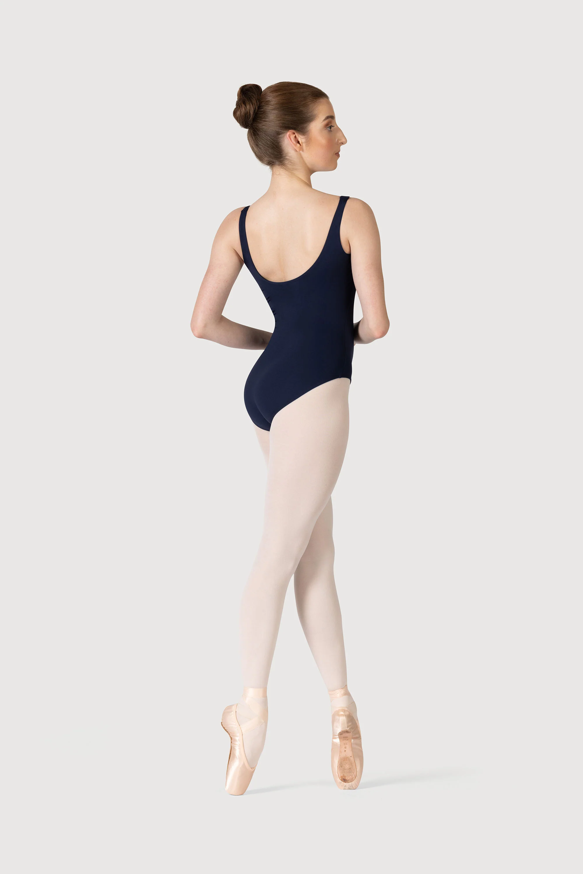 L0828L - Bloch Overture Odetta Sleeveless Pleat Womens Leotard - Image 4
