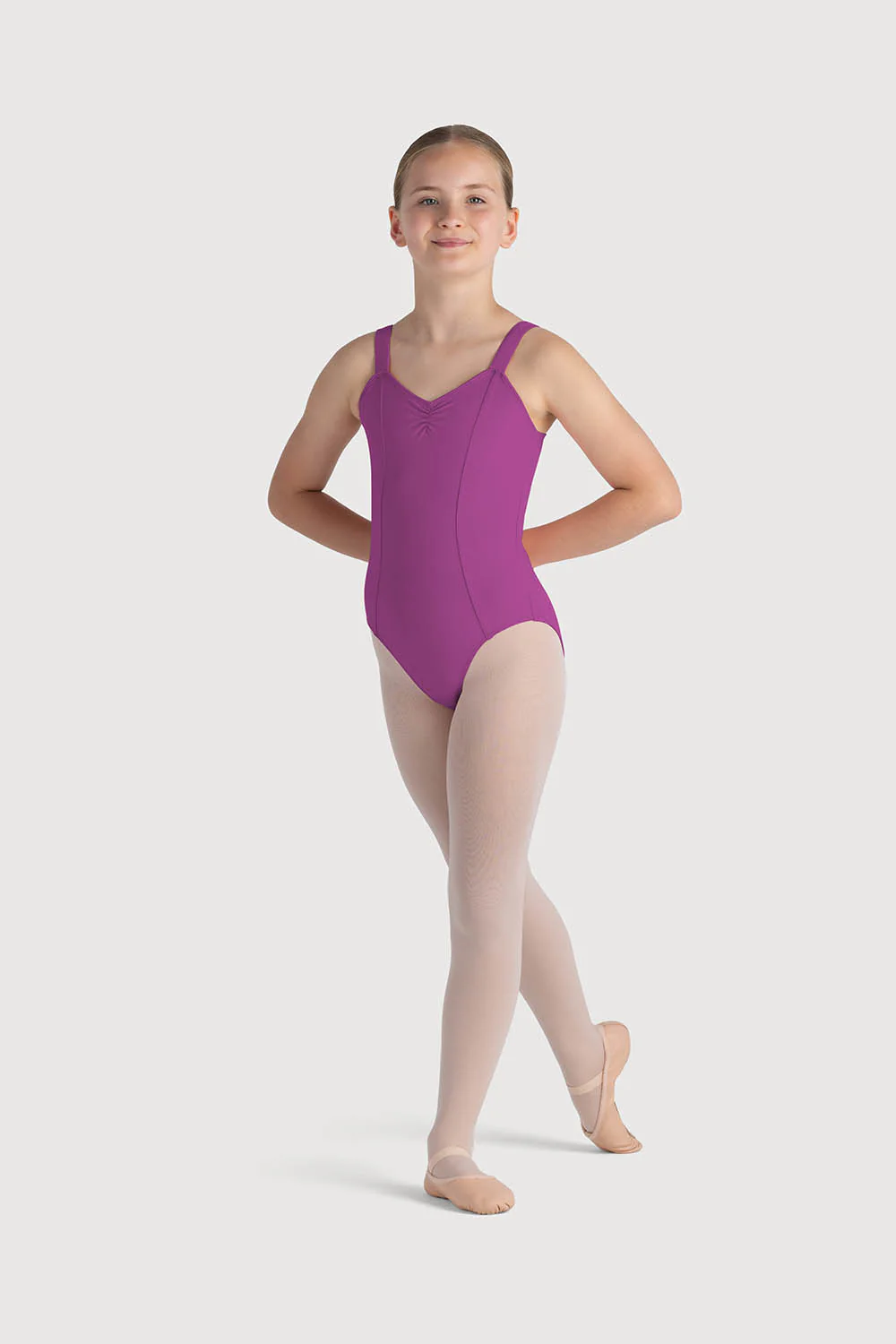 L0854G - Bloch Overture Obelia Princess Seam Girls Leotard - Image 3