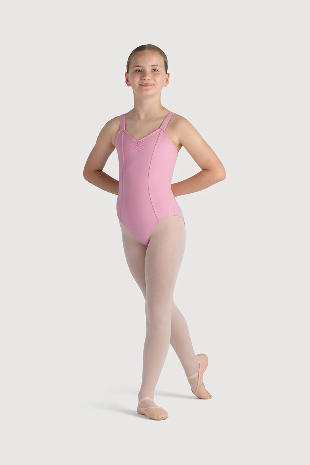 L0854G - Bloch Overture Obelia Princess Seam Girls Leotard - Image 3