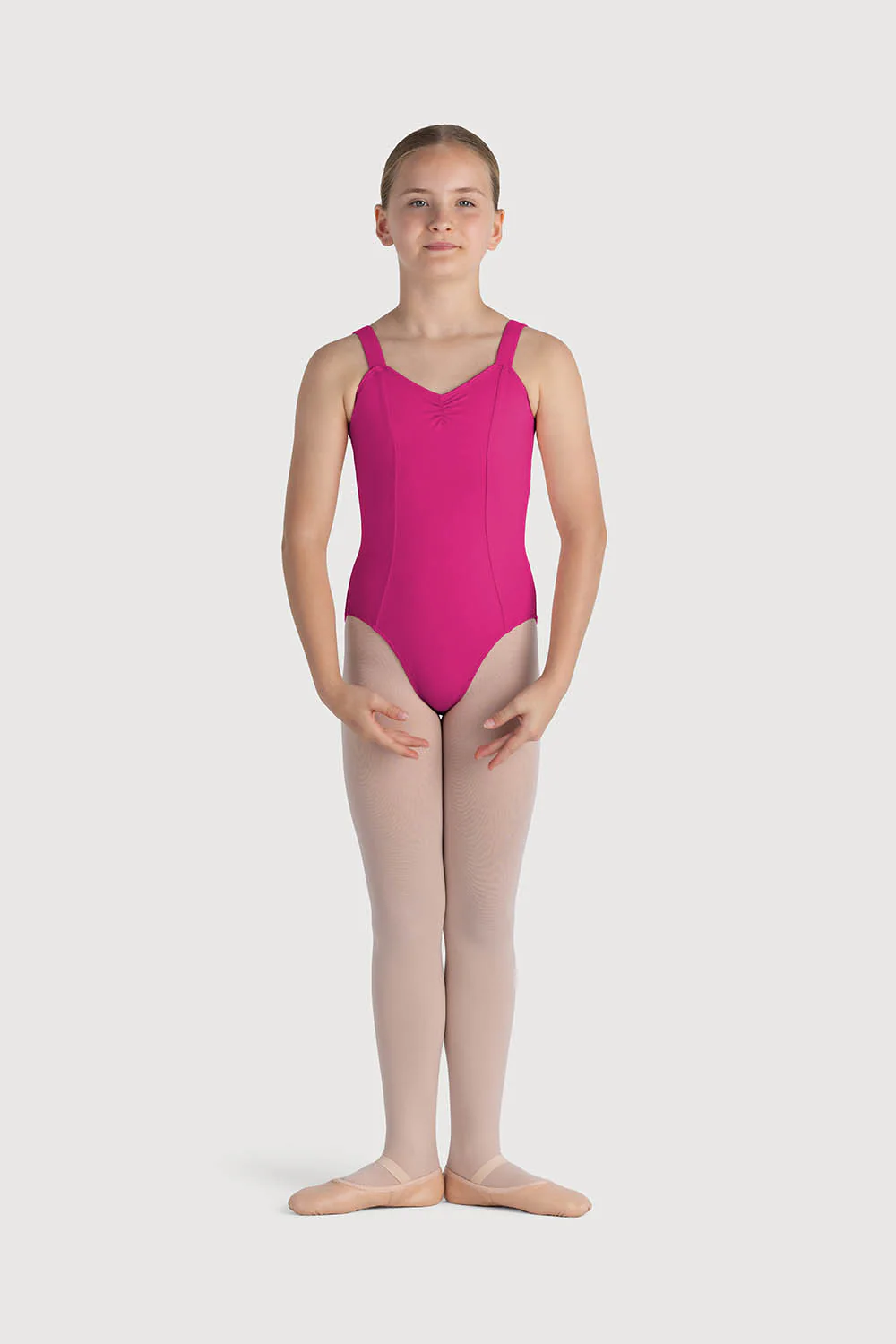 L0854G - Bloch Overture Obelia Princess Seam Girls Leotard - Image 3