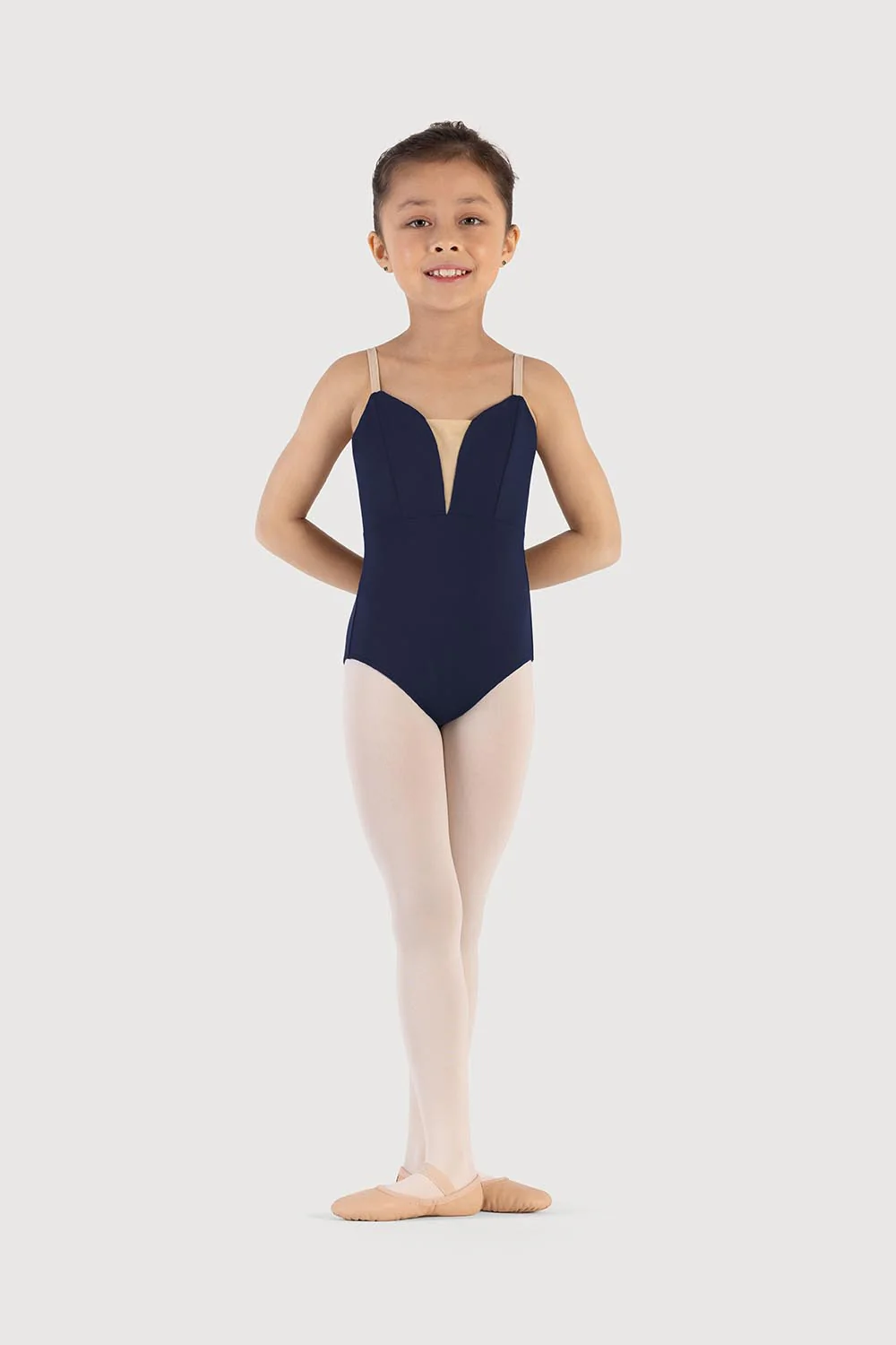 L0877G - Bloch Overture Opera Girls Camisole Leotard - Image 3