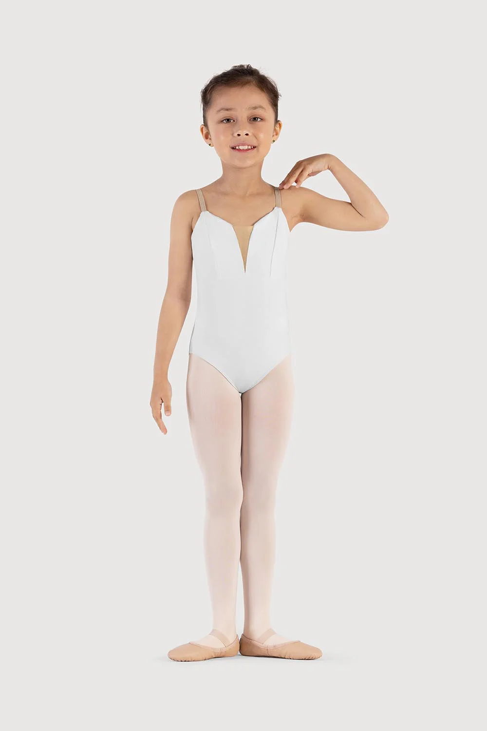 L0877G - Bloch Overture Opera Girls Camisole Leotard - Image 3