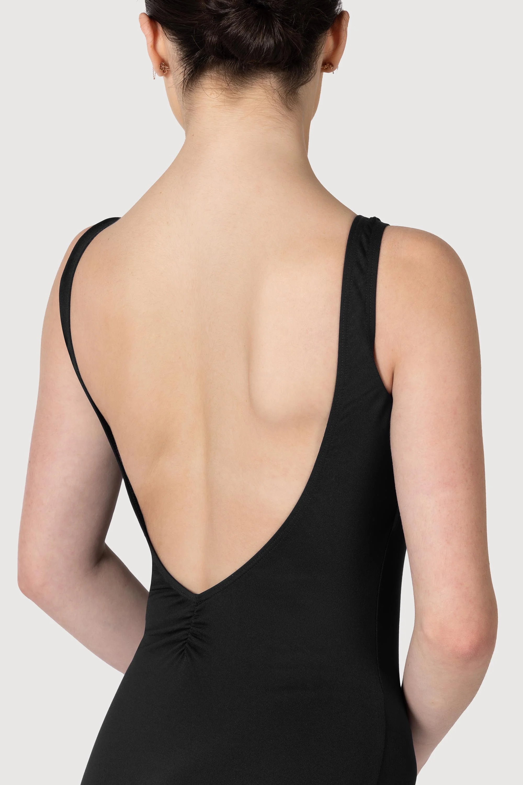 L3866SB - Bloch Microlux™ Gayleena Empire Gathered Front Wide Strap Leotard - Image 5