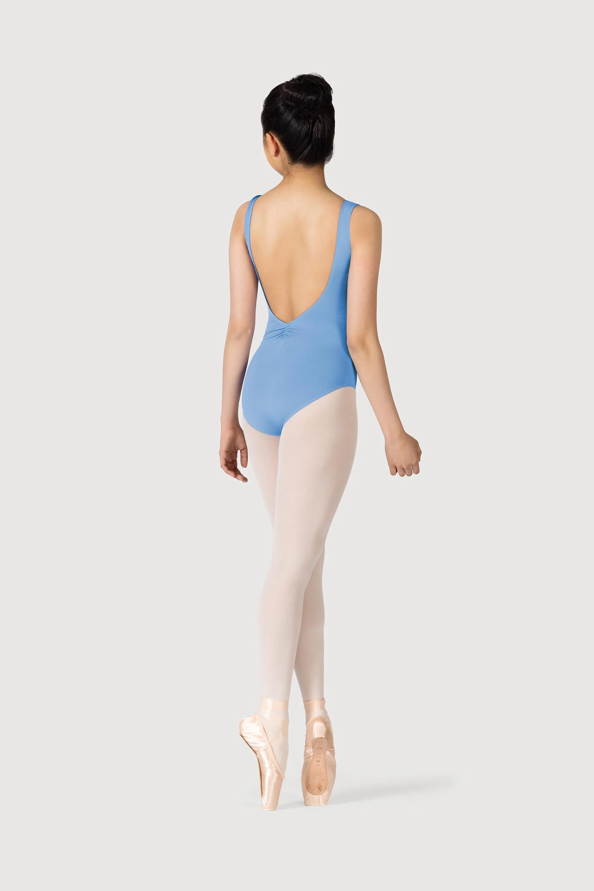 L3866SB - Bloch Microlux™ Gayleena Empire Gathered Front Wide Strap Leotard - Image 4