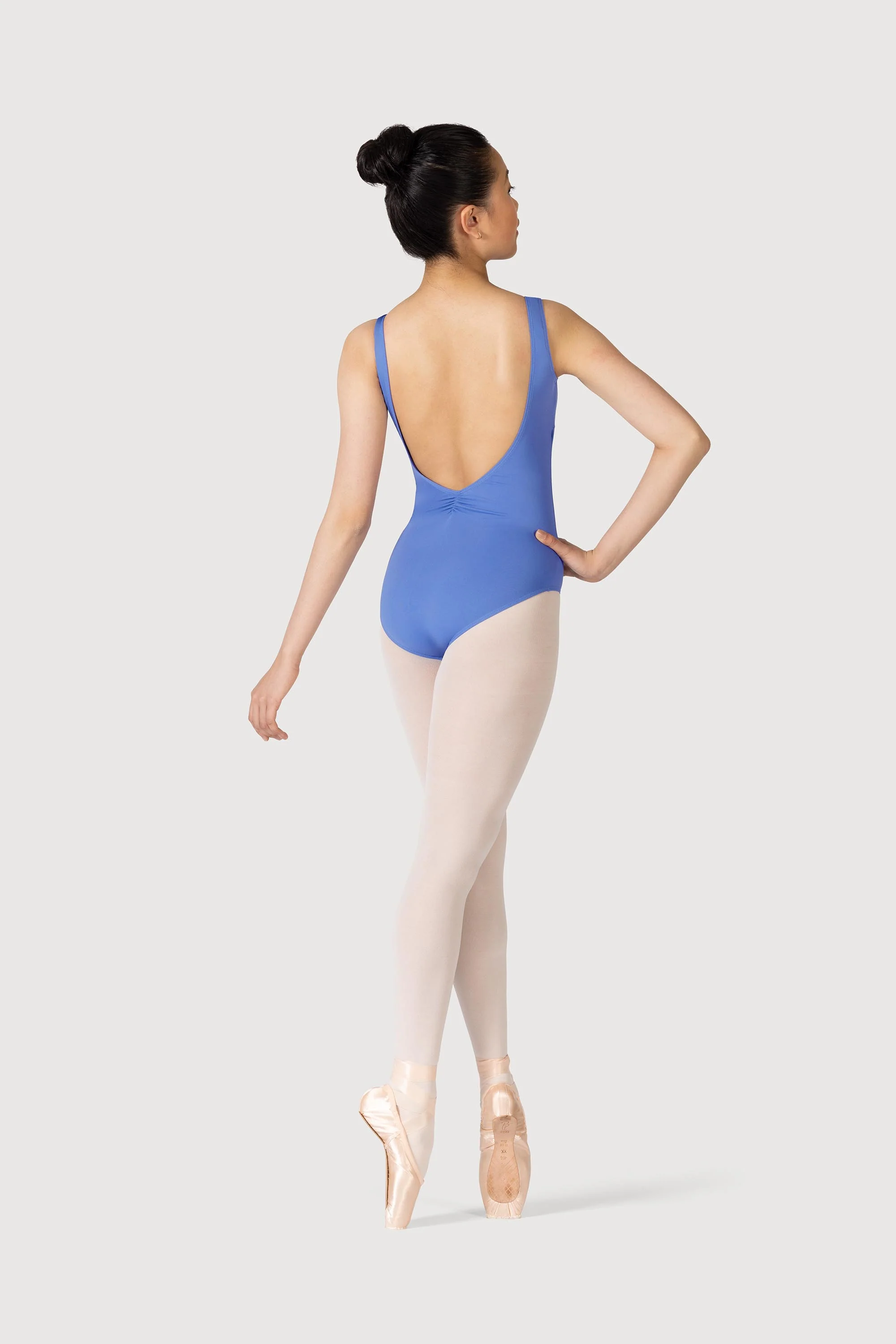 L3866SB - Bloch Microlux™ Gayleena Empire Gathered Front Wide Strap Leotard - Image 4