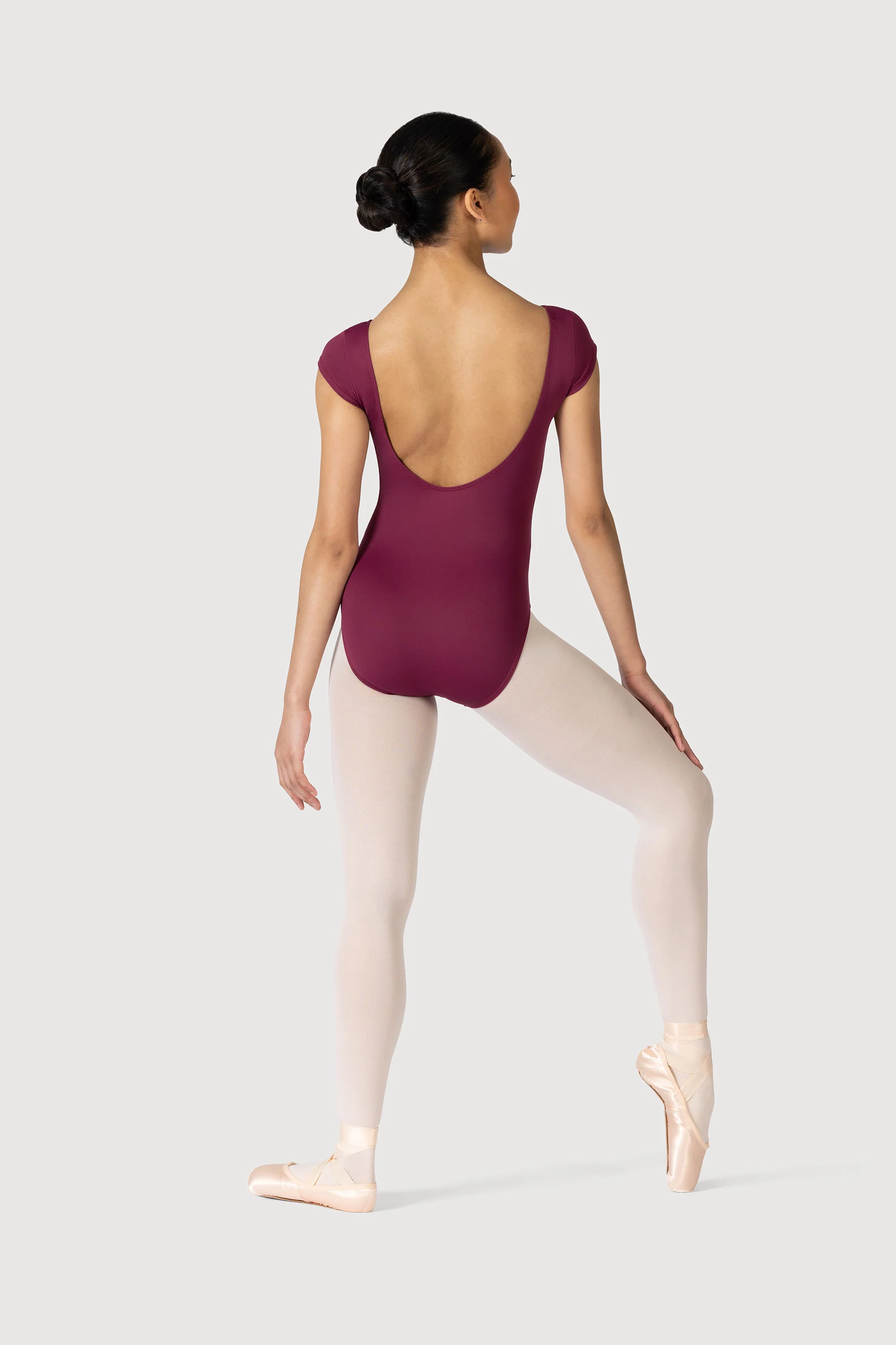 L3872LI - Bloch Varda Repertoire Womens Cap Sleeve Leotard - Image 2