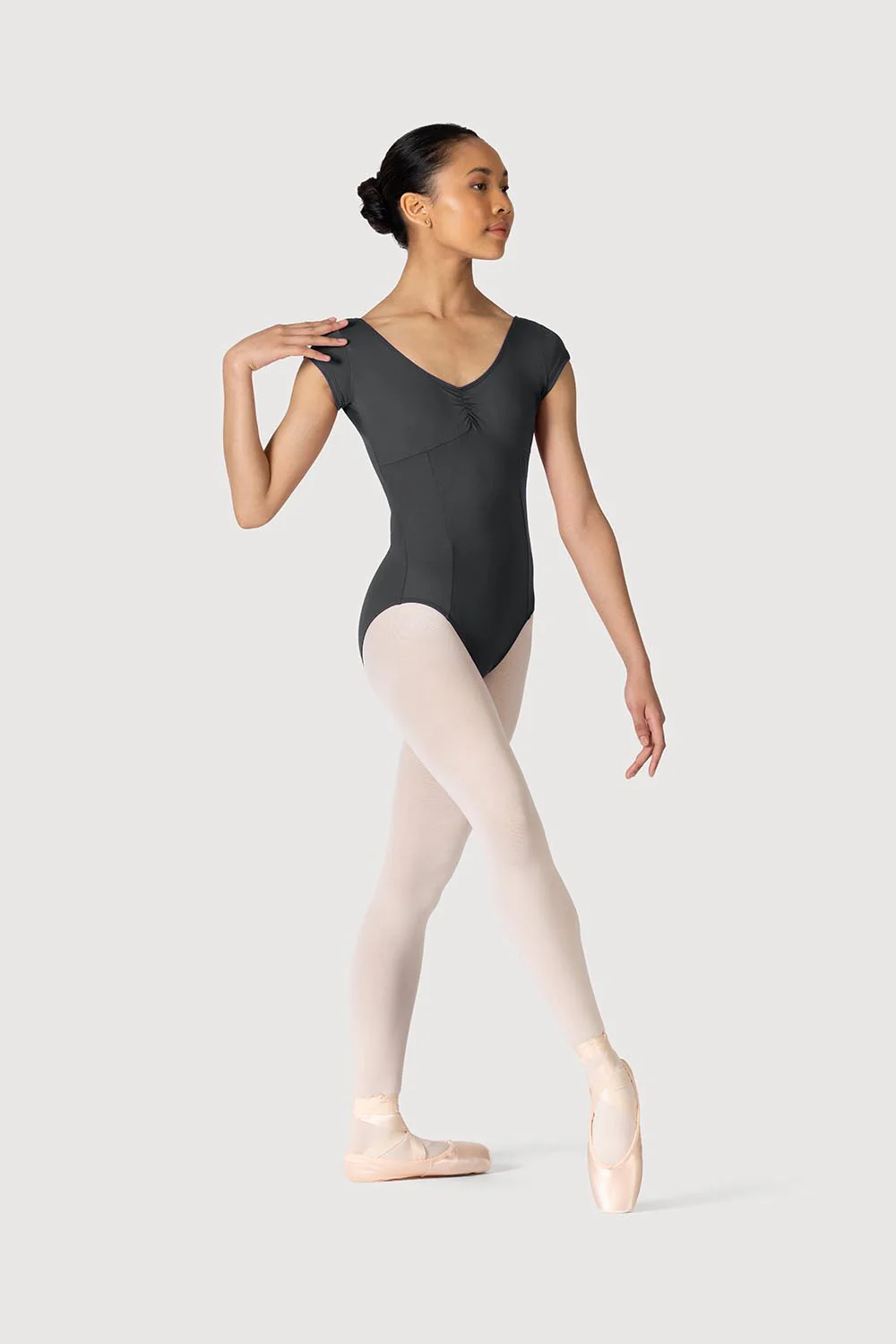 L3872LI - Bloch Varda Repertoire Womens Cap Sleeve Leotard - Image 3