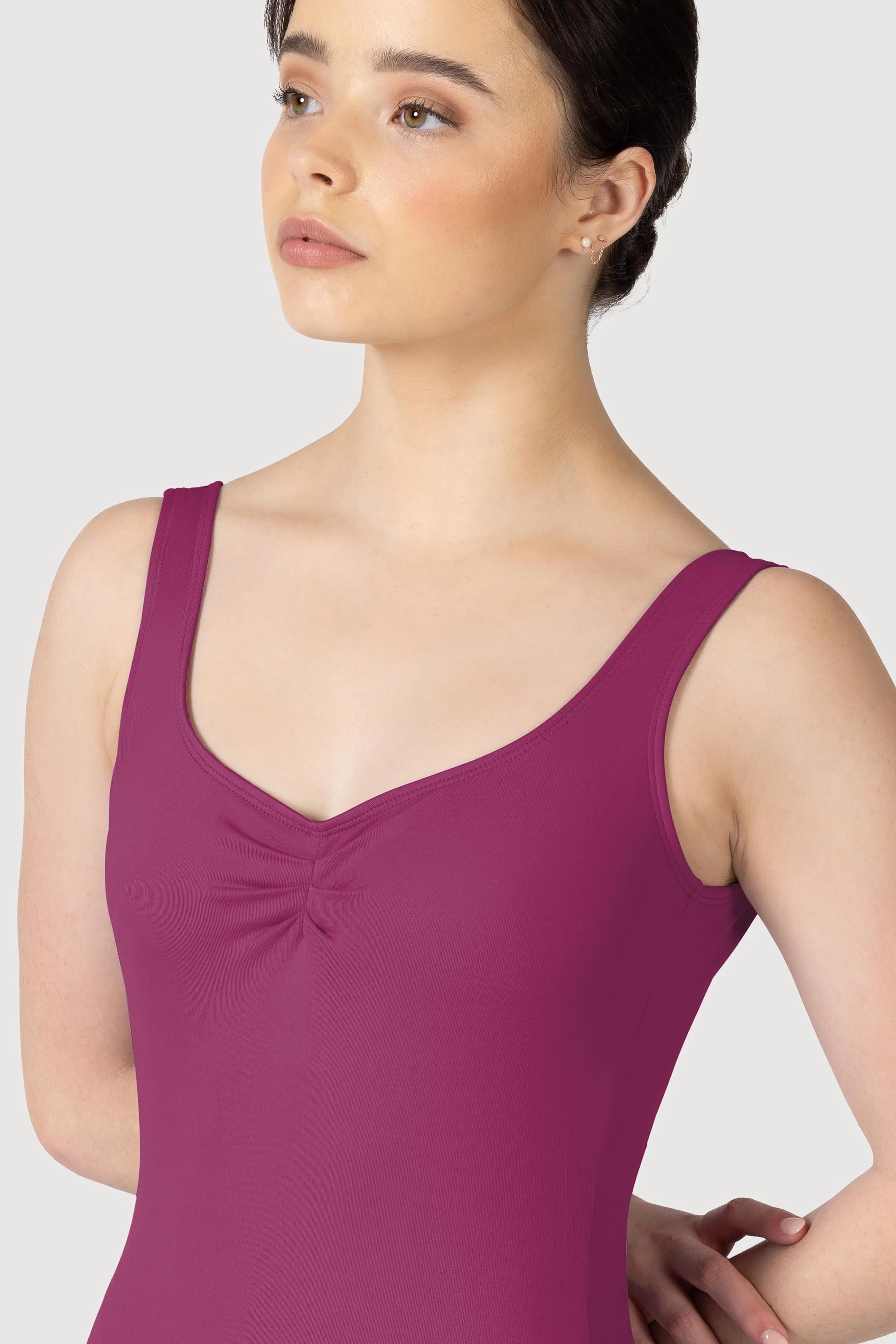 L3888 - Bloch Cecilie Gathered Tank Womens Leotard - Image 5