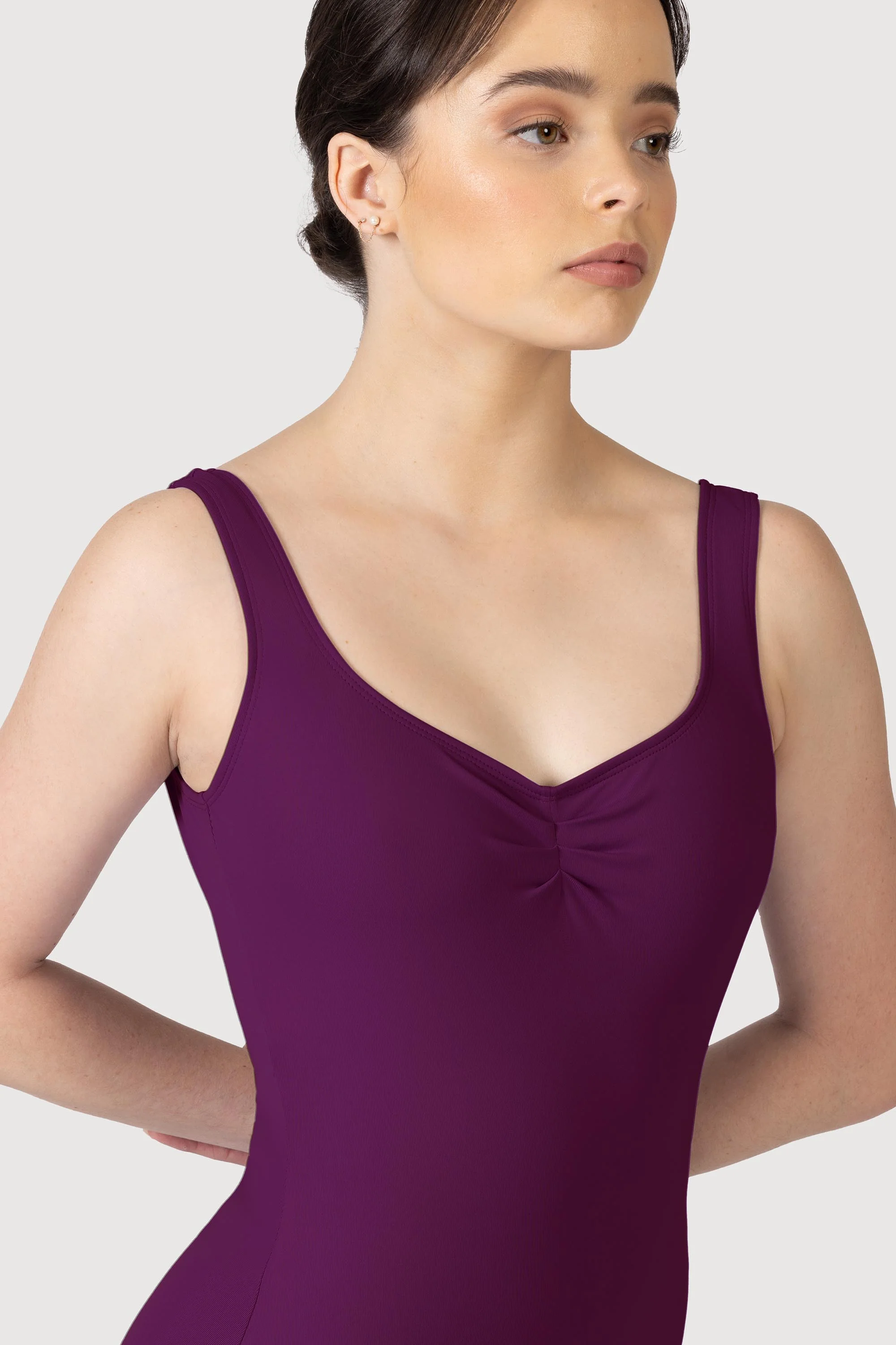 L3888 - Bloch Cecilie Gathered Tank Womens Leotard - Image 5
