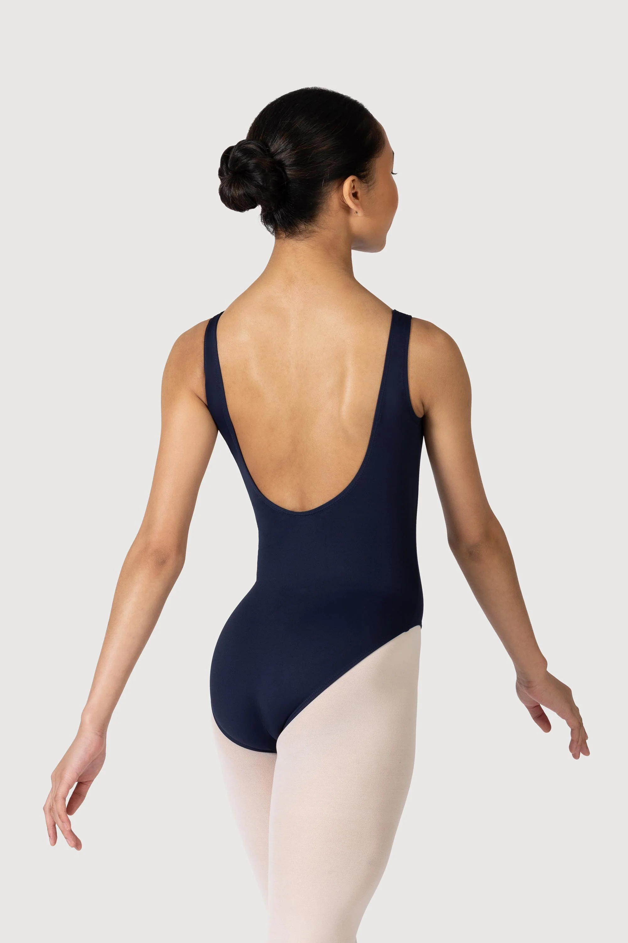 L3888LI - Bloch Microlux™ Nyla Gather Front & Low Back Womens Leotard - Image 2