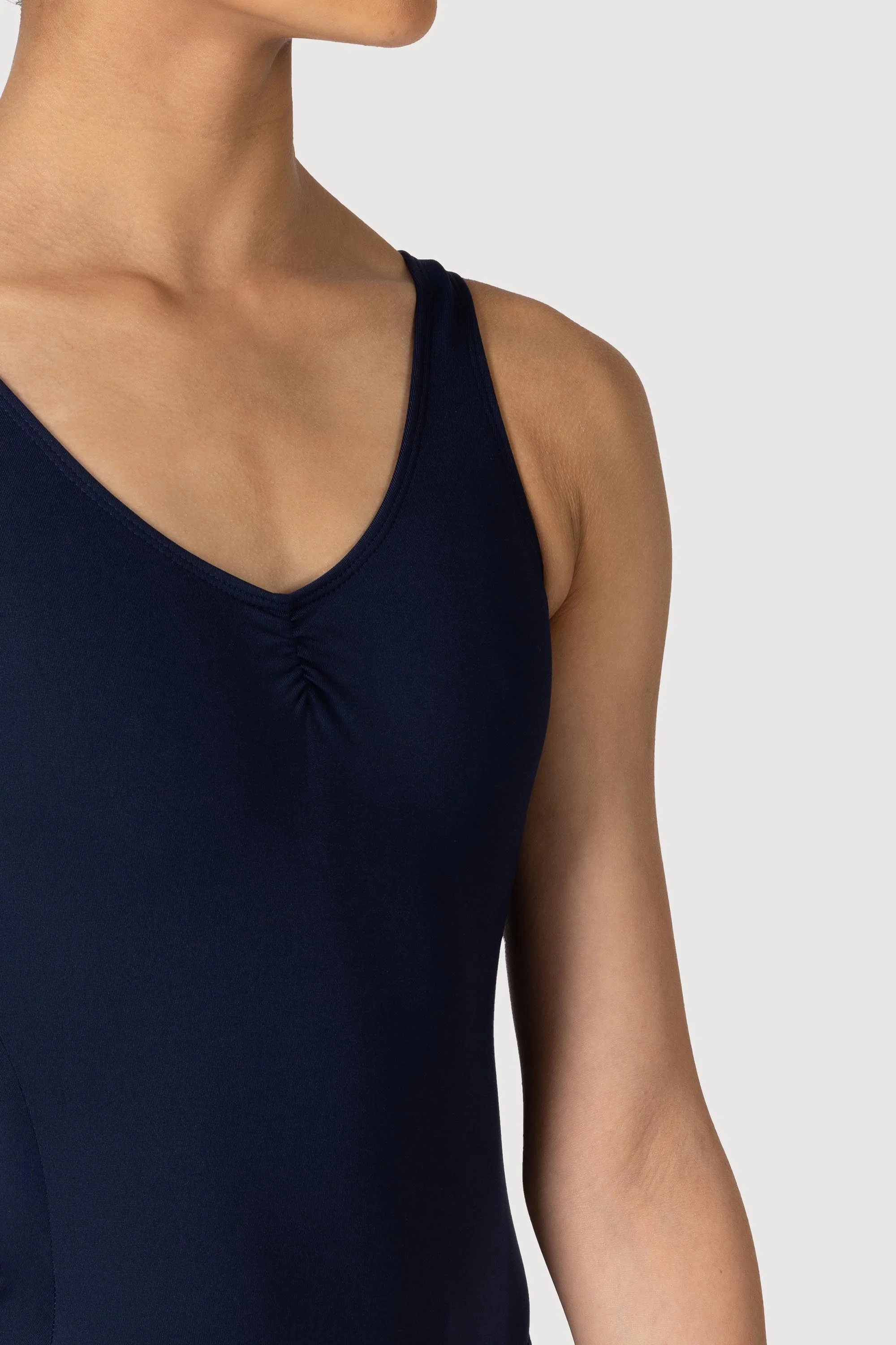 L3888LI - Bloch Microlux™ Nyla Gather Front & Low Back Womens Leotard - Image 6