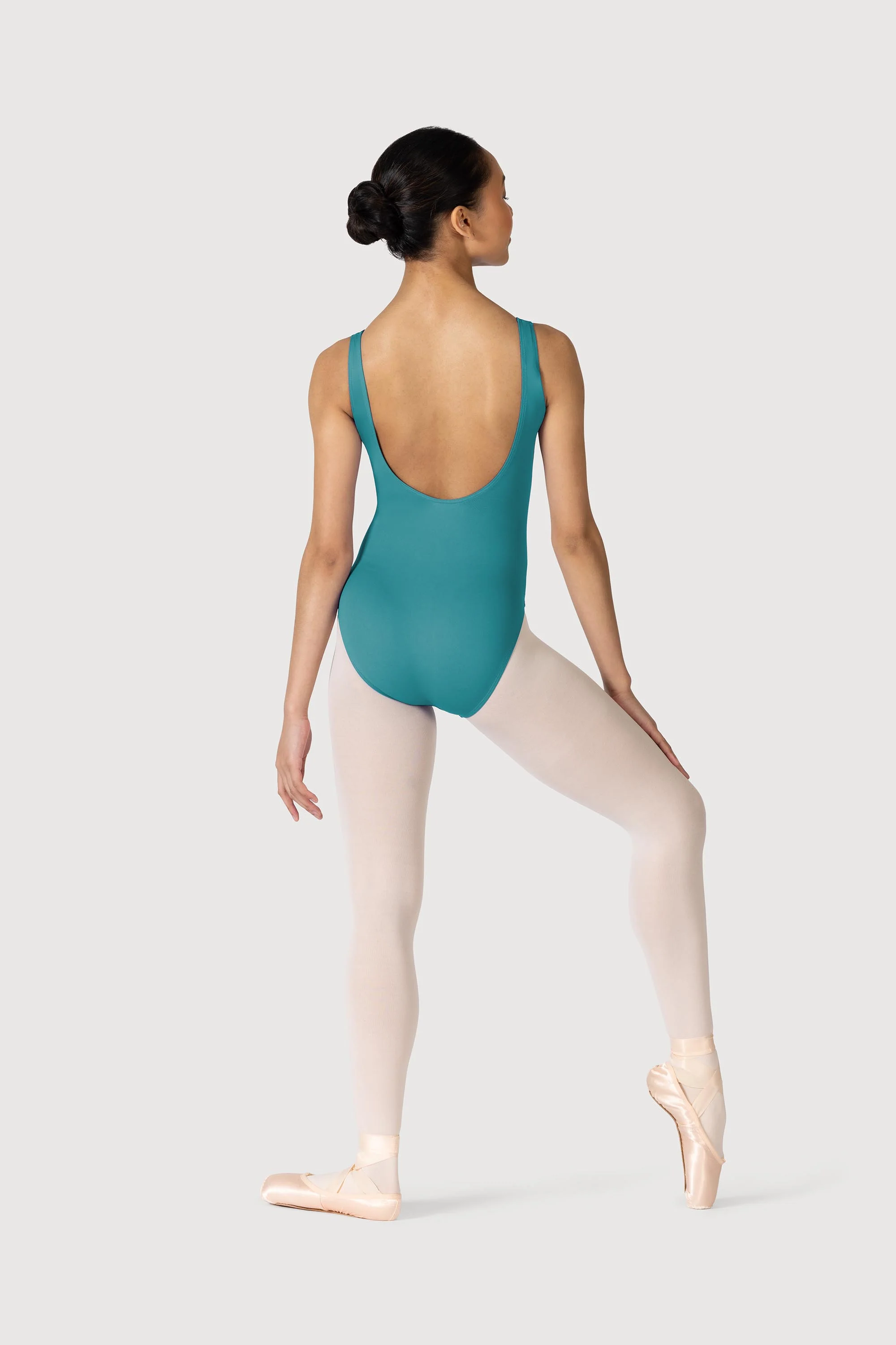 L3888LI - Bloch Microlux™ Nyla Gather Front & Low Back Womens Leotard - Image 2