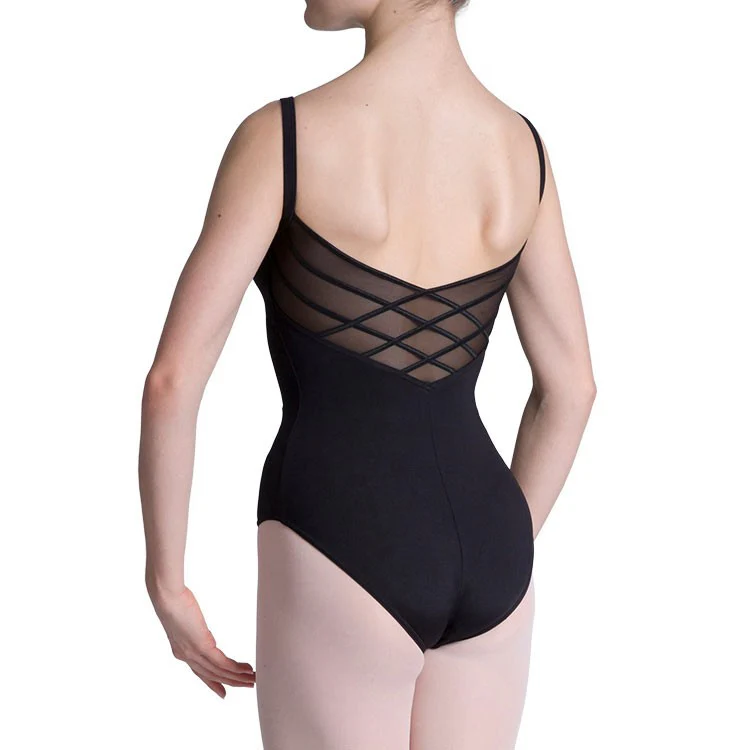 L58820 - Bloch Allnatt Powermesh V Back Womens Leotard - Image 3