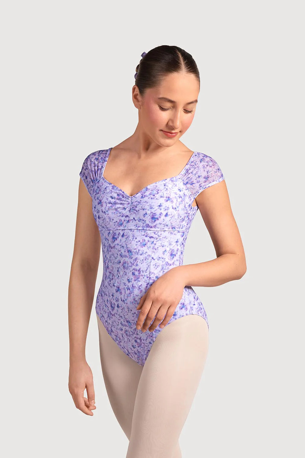 LB5242 - Bloch Belvia Fitted Cap Sleeve Womens Leotard - Image 3