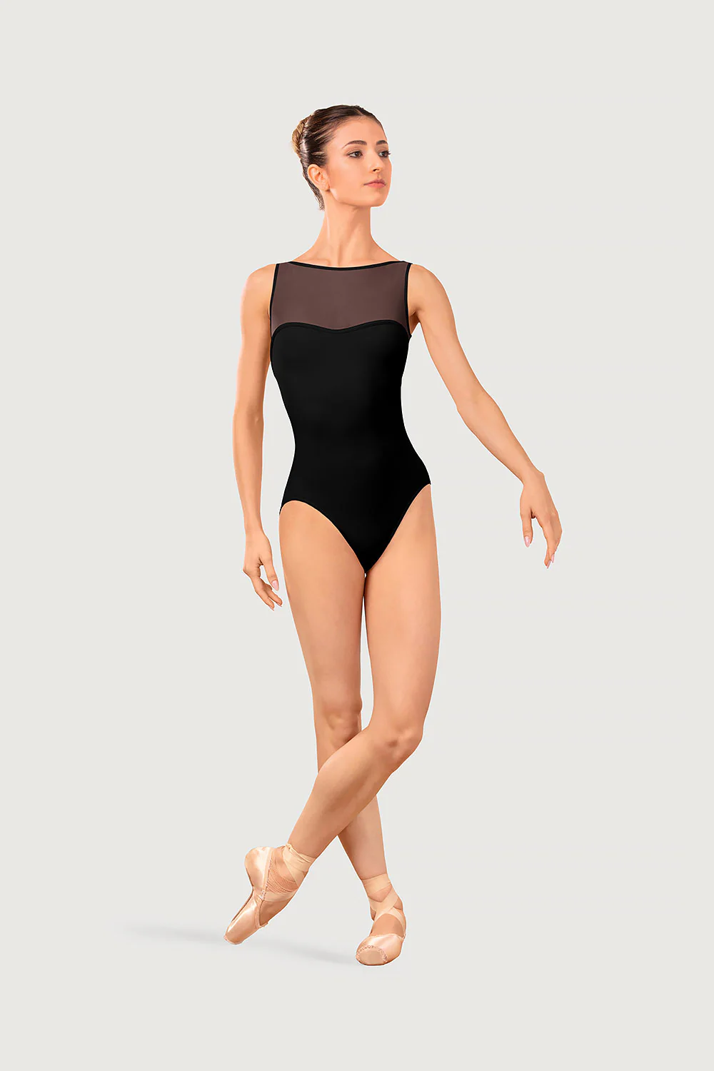 LB5260 - Bloch Arno Womens Boat Neck Leotard - Image 4