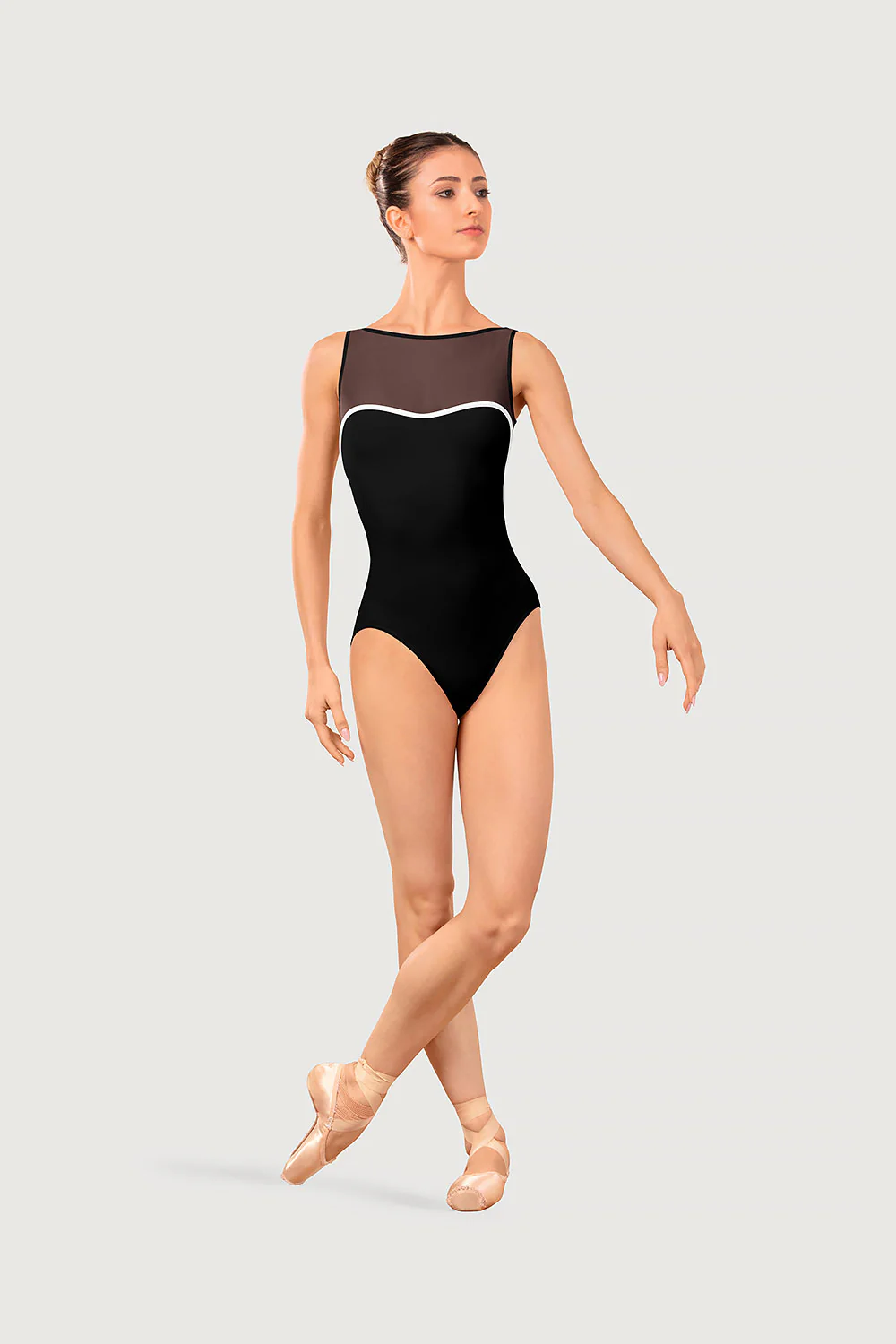 LB5260 - Bloch Arno Womens Boat Neck Leotard - Image 4