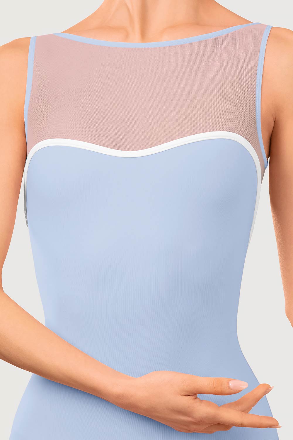 LB5260 - Bloch Arno Womens Boat Neck Leotard - Image 4