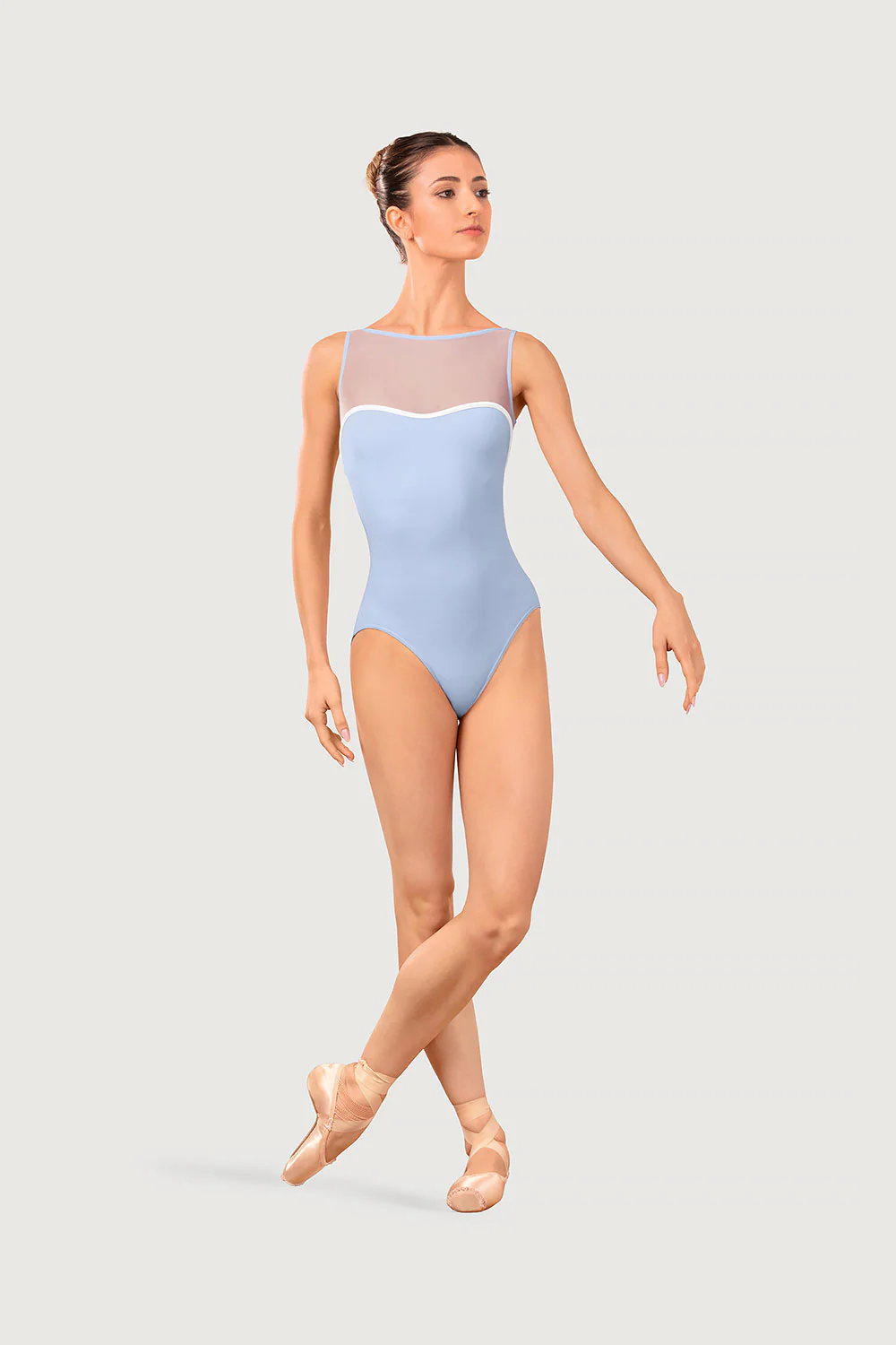 LB5260 - Bloch Arno Womens Boat Neck Leotard - Image 5